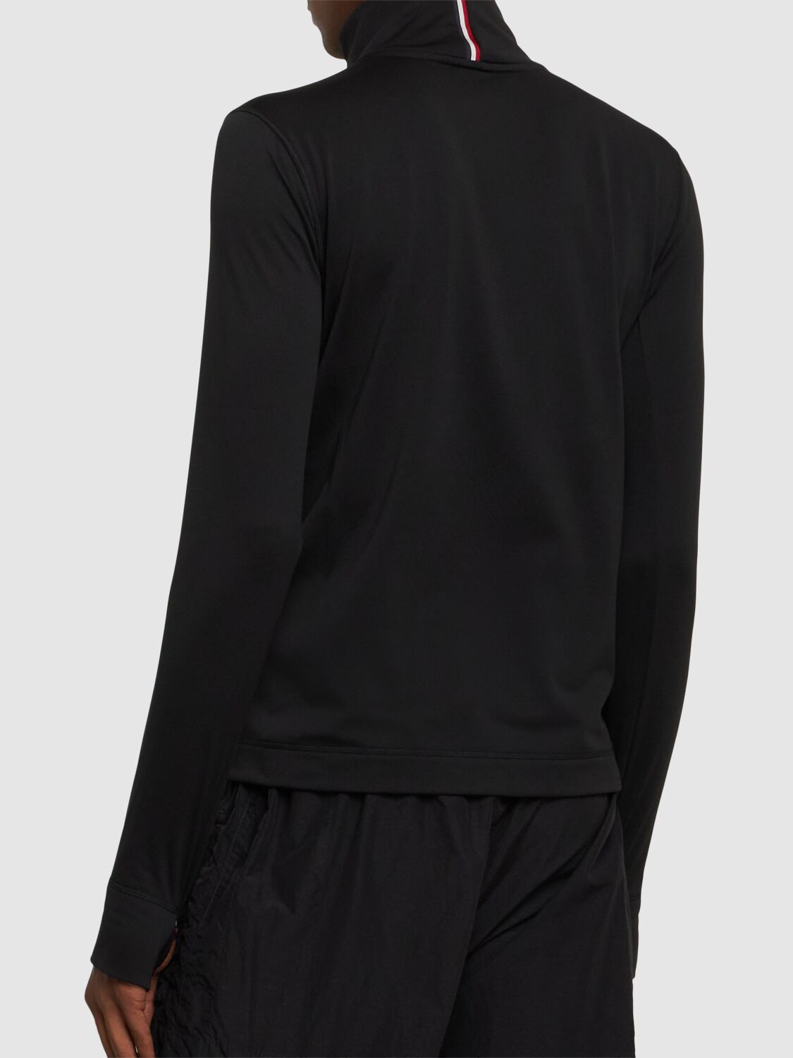 Shop Moncler Polartec High Performance T-shirt In Black