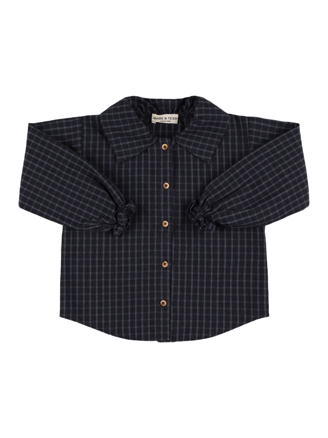 Babe And Tess Costanza Cotton Shirt In Black