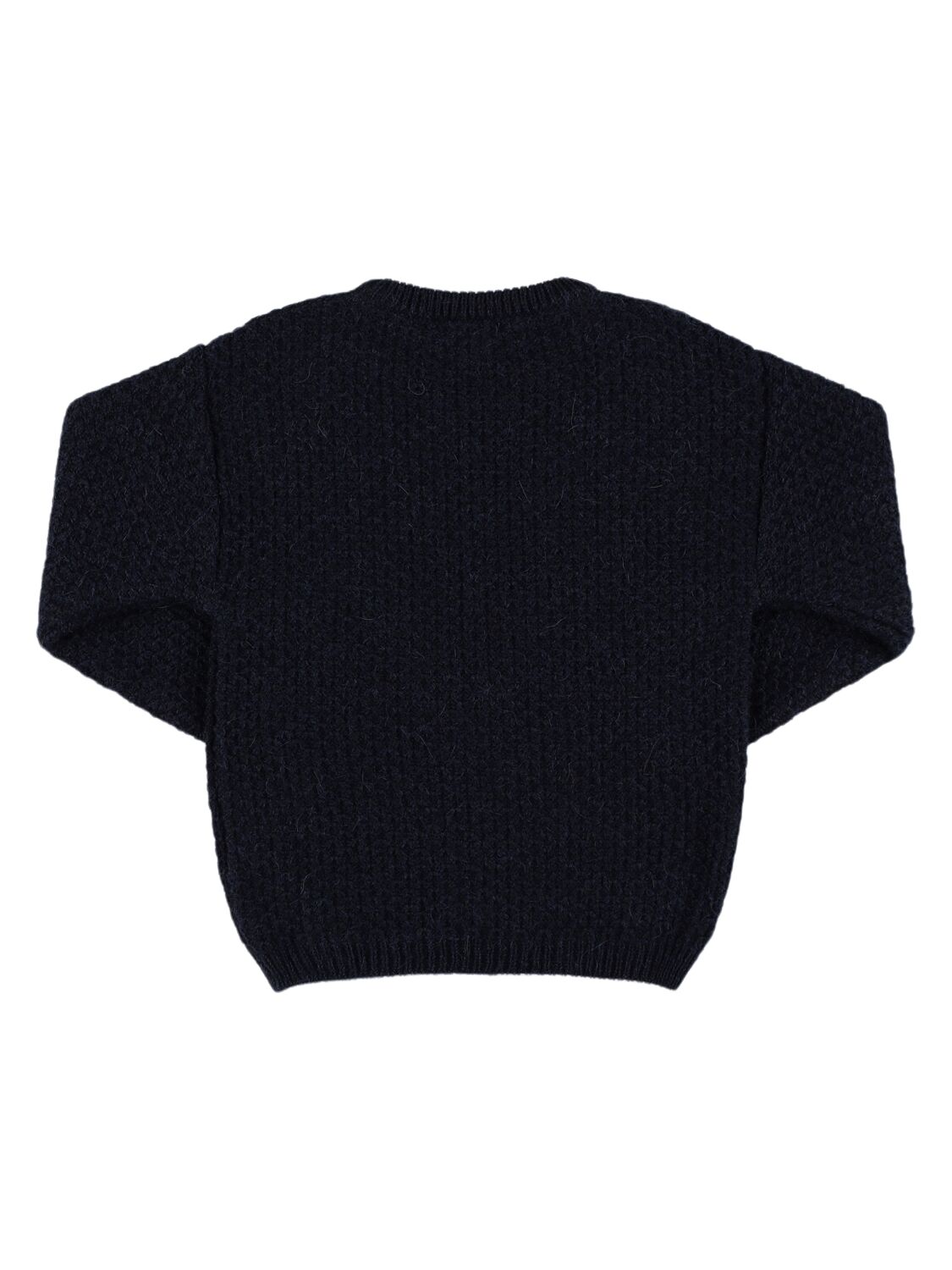 Babe And Tess Star Print Alpaca Blend Knit Sweater In Blue