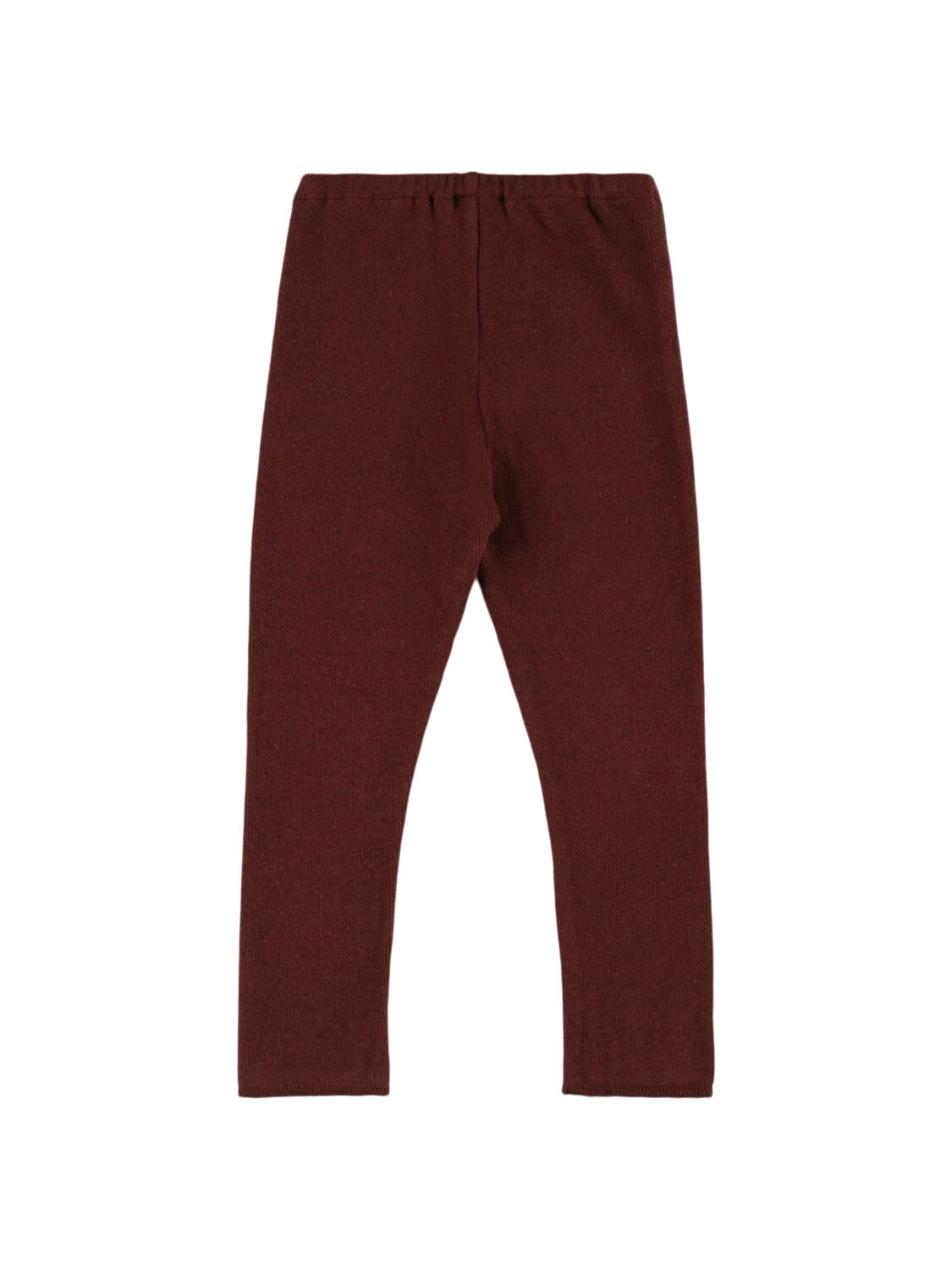 Babe And Tess Cotton Blend Leggings In Dark Red