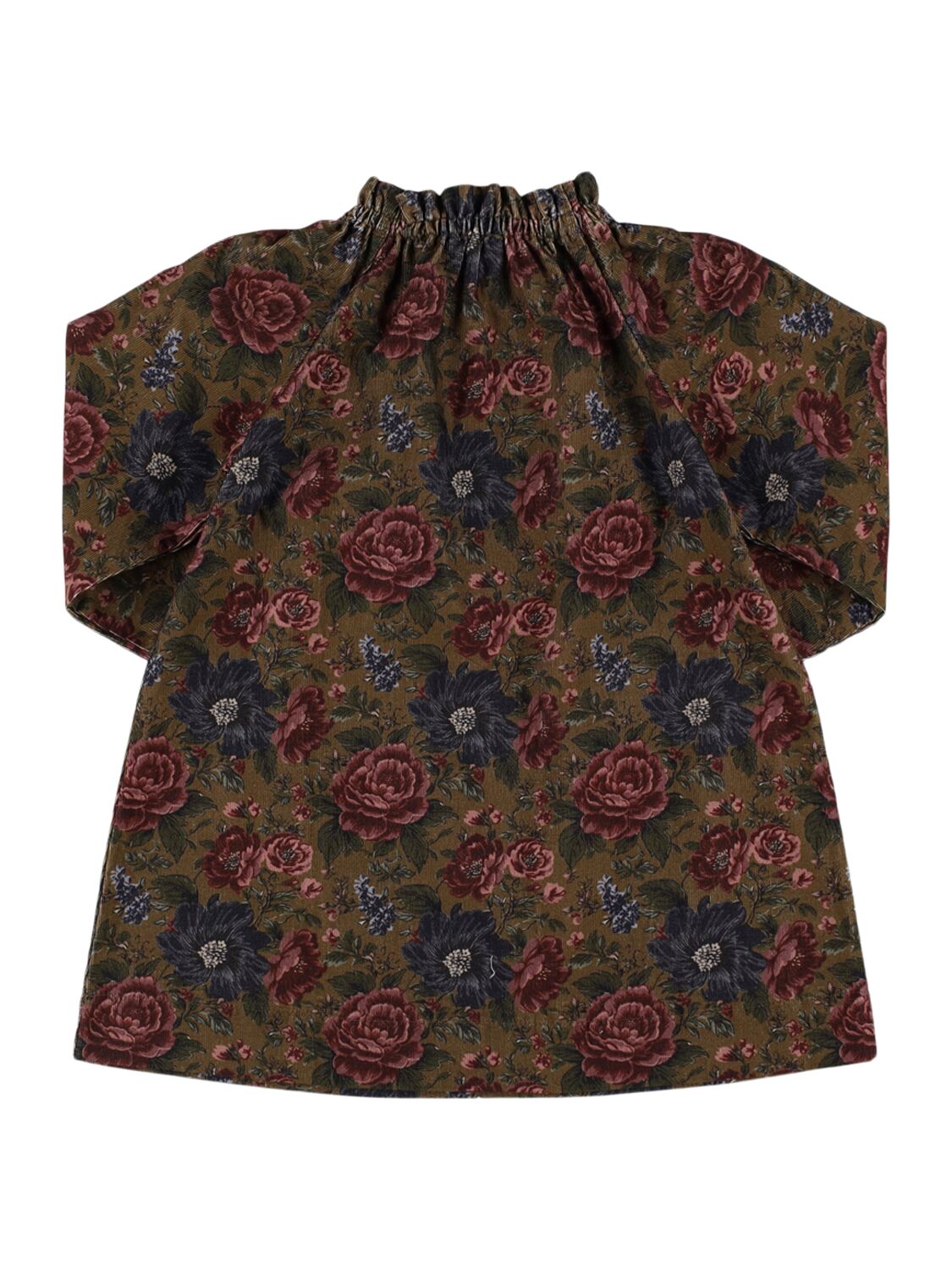 BABE AND TESS TALITA PRINTED COTTON MINI DRESS 