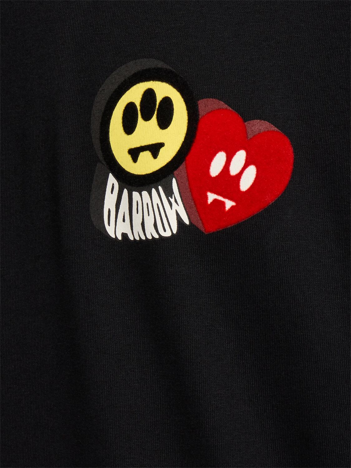 Shop Barrow Back Logo Jersey T-shirt In Black