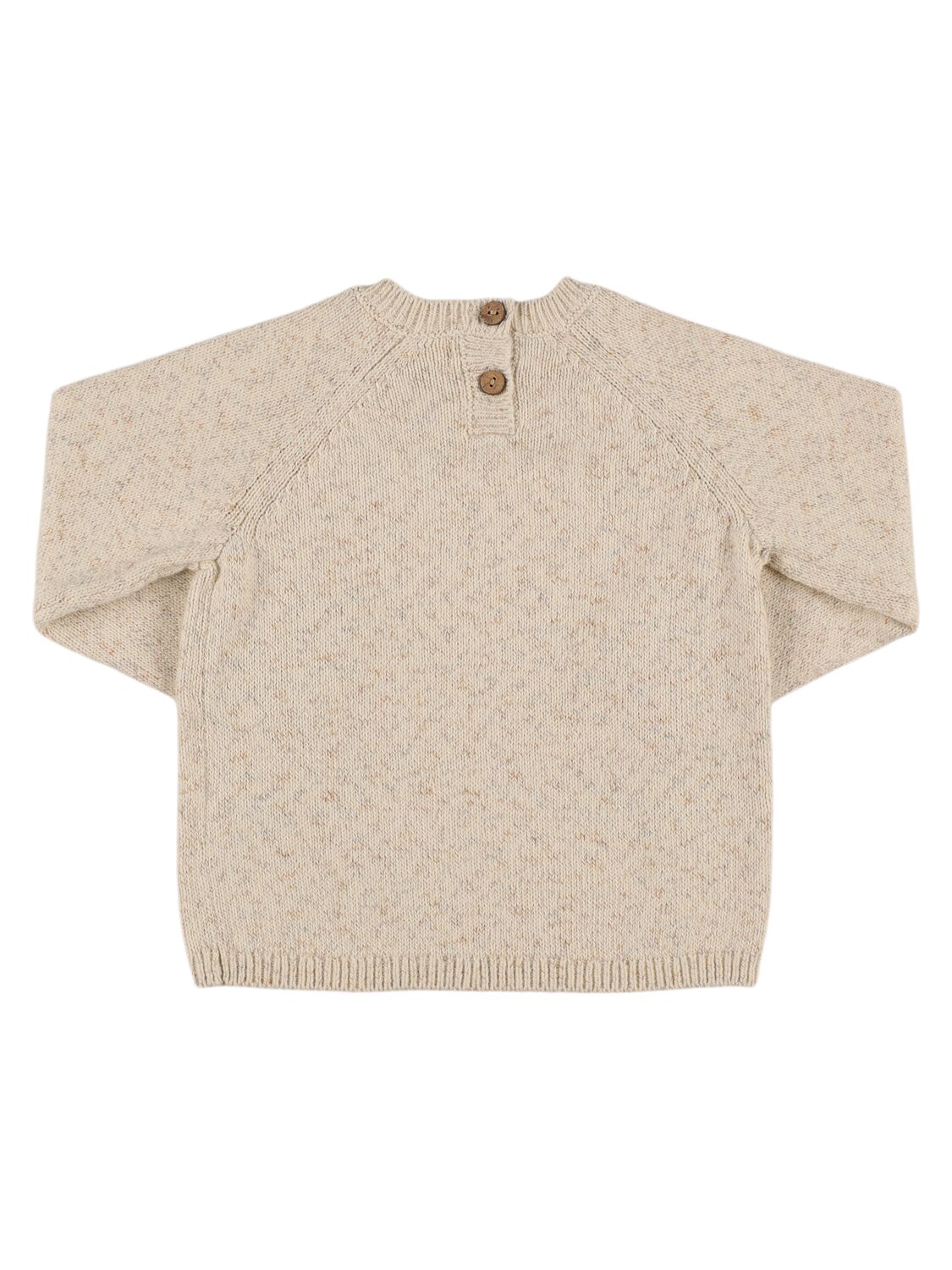 Shop Quincy Mae Organic Cotton & Linen Knit Sweater In Beige