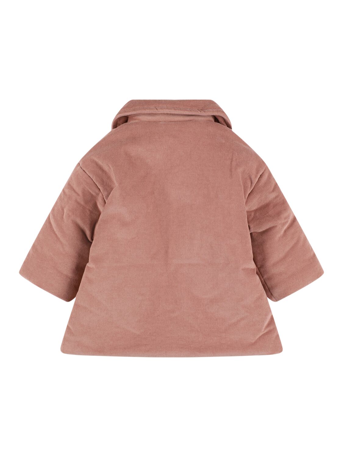 Babe And Tess Caban Stretch Cotton Coat In Pink