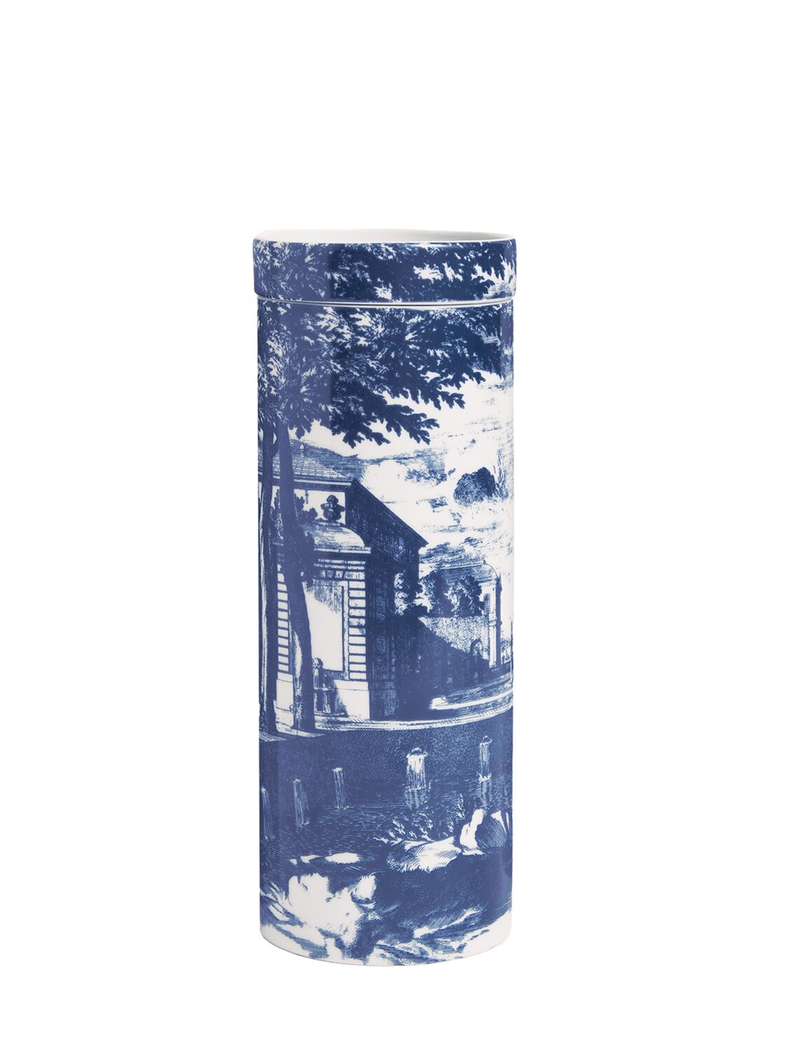 Fornasetti Torre Giardino Settecentesco Candle In Blue