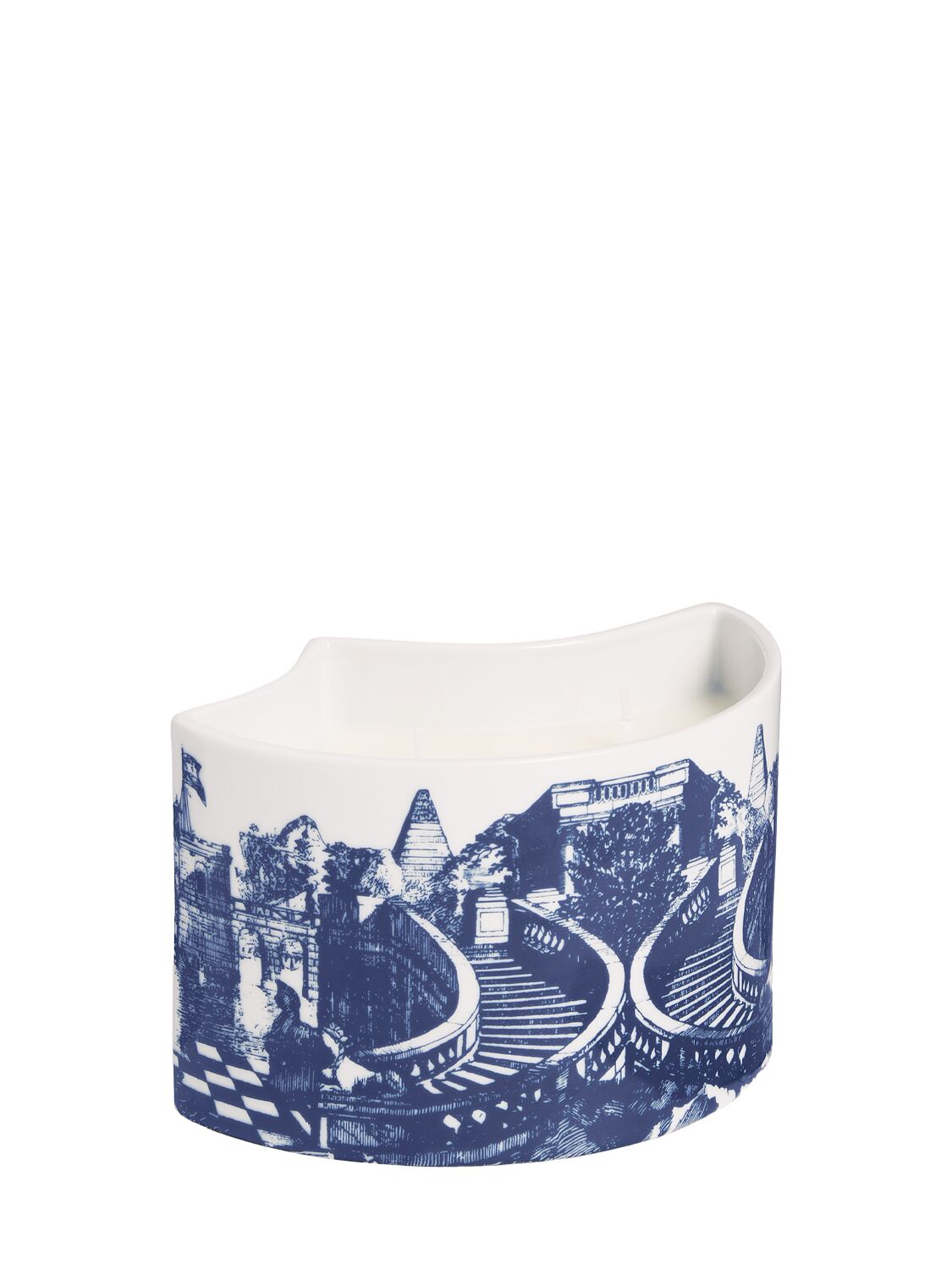 Fornasetti Giardino Settecentesco Candle In Blue