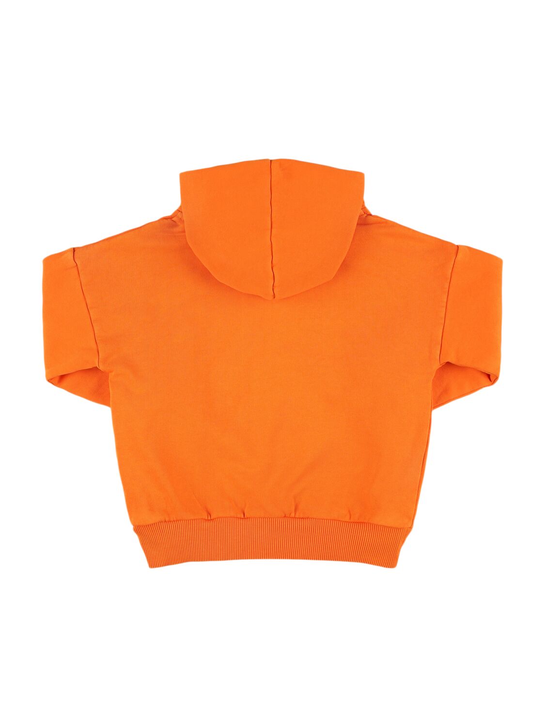 Shop Kiddin Cotton Hooded Sweatshirt In Orange