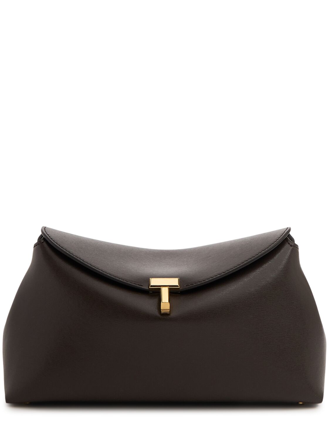 T-lock Nappa Leather Clutch