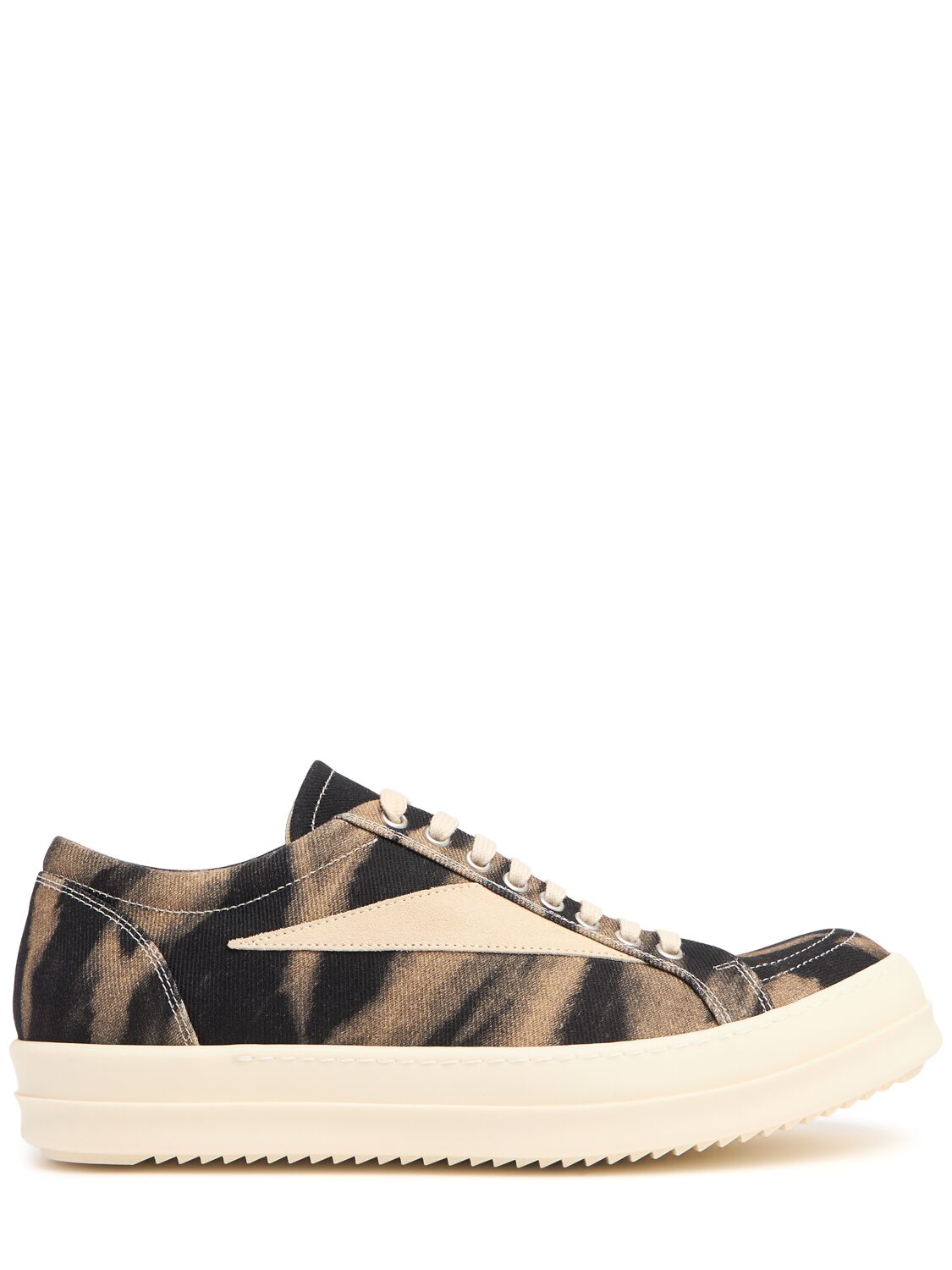 Rick Owens Drkshdw Vintage Sneaks Sneakers In Black/terramilk