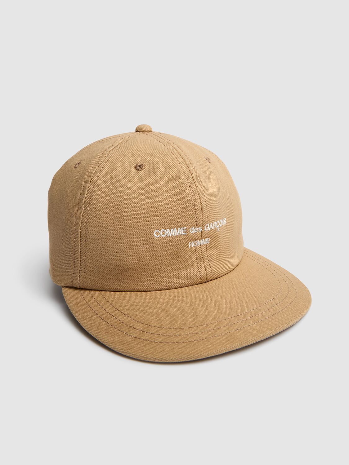 Shop Comme Des Garçons Homme Deux Cdg Homme Logo Cap In Beige