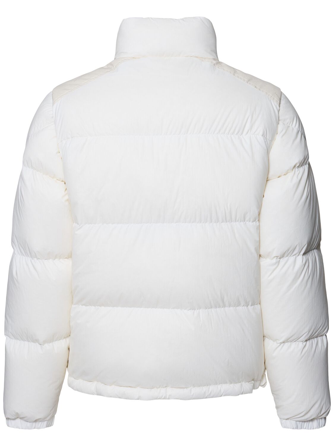 Shop Moncler Re-icons Verone Down Jacket In Silk White