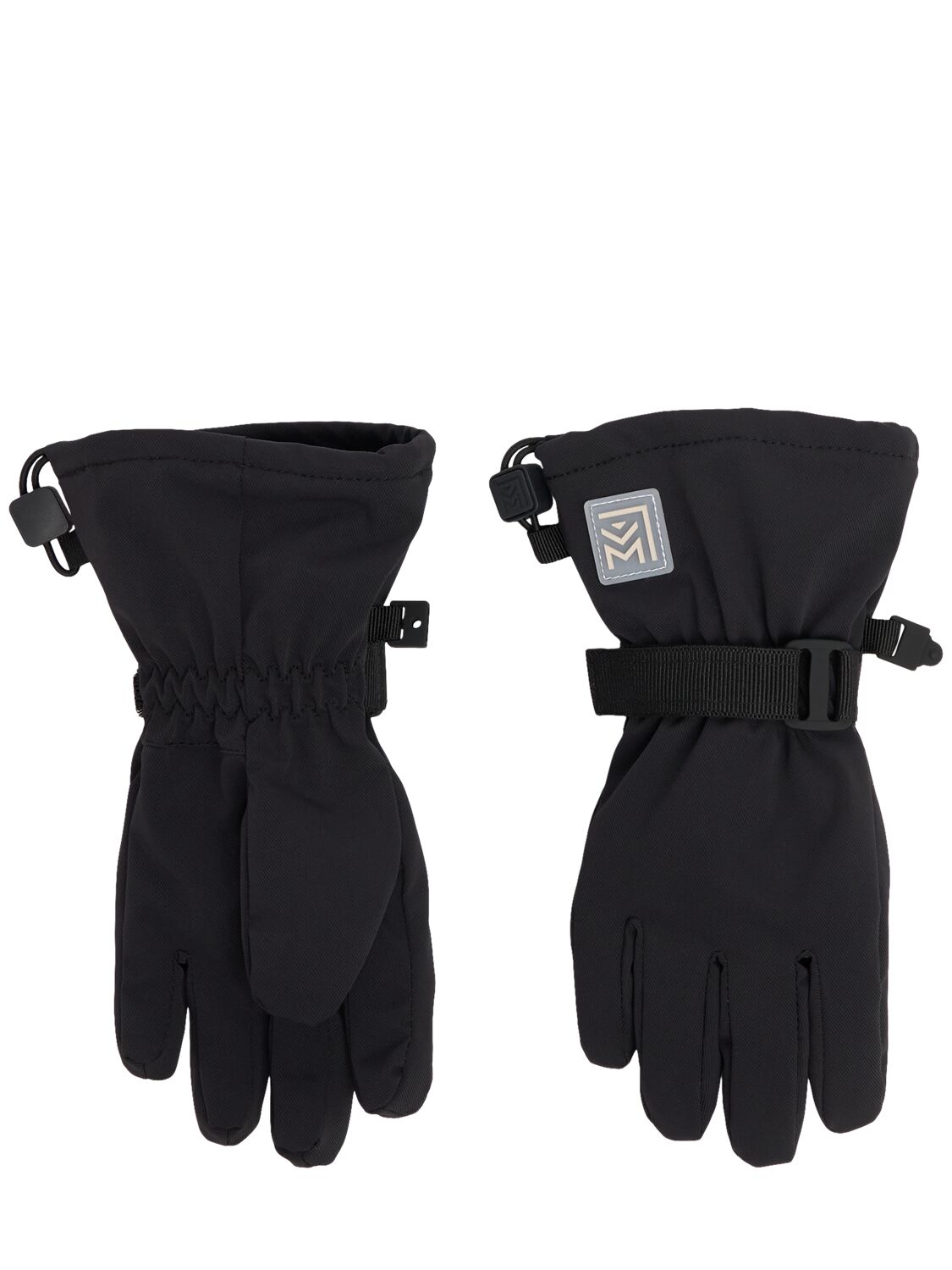 Liewood Nylon Tech Ski Gloves In Black