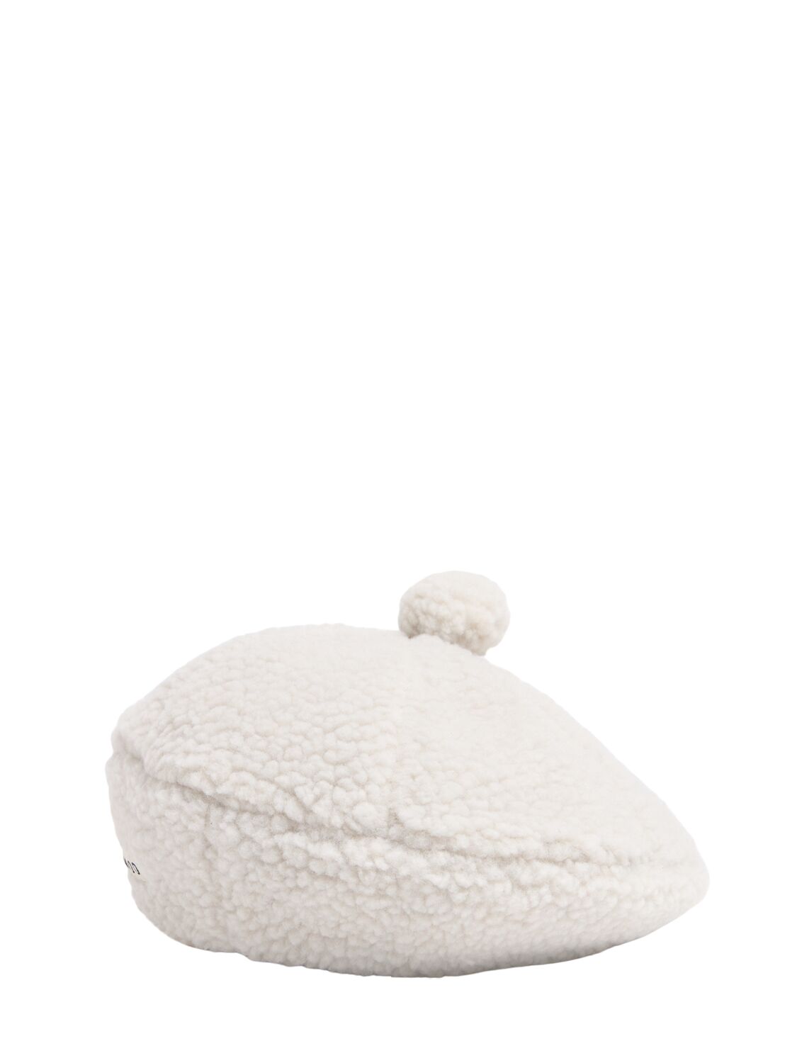 Liewood Recycled Poly Teddy Hat W/pompom In Neutral