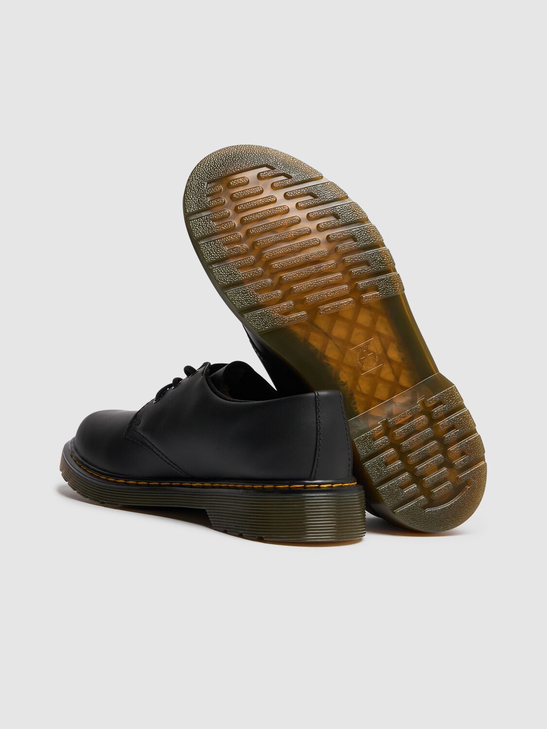 Shop Dr. Martens' 1461 Softy T Leather Lace-up Shoes In Black