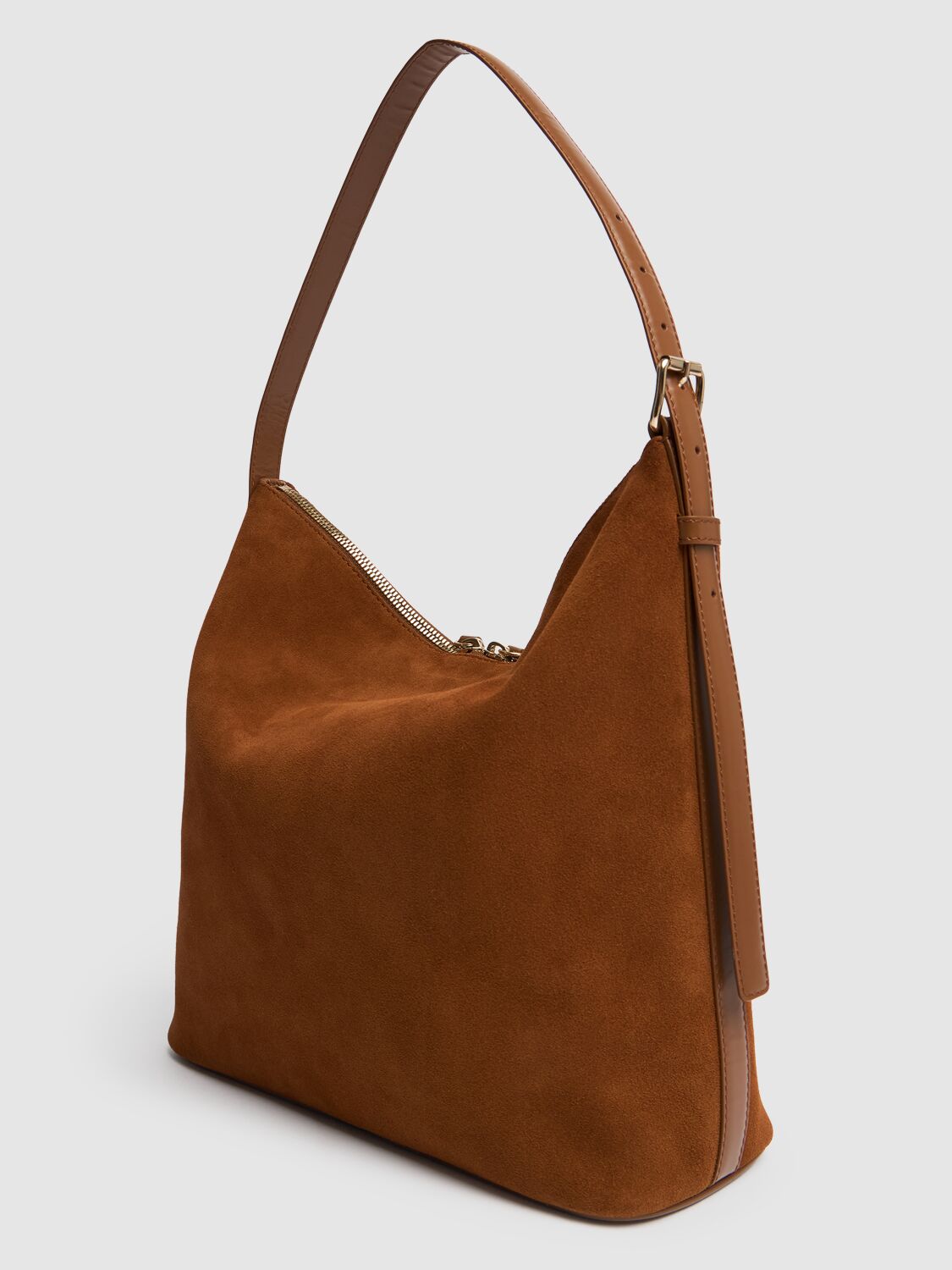 Shop Apc Vera Suede Tote Bag In Marron Glace