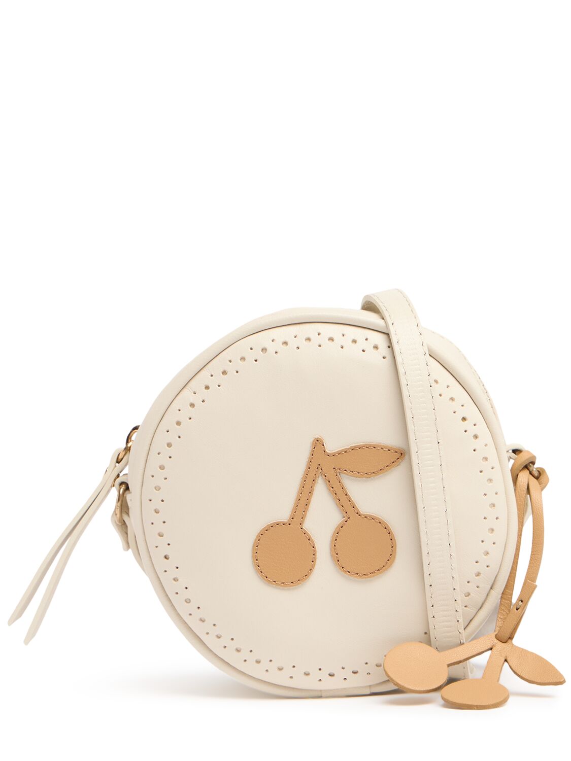 Bonpoint Leather Crossbody Bag In White