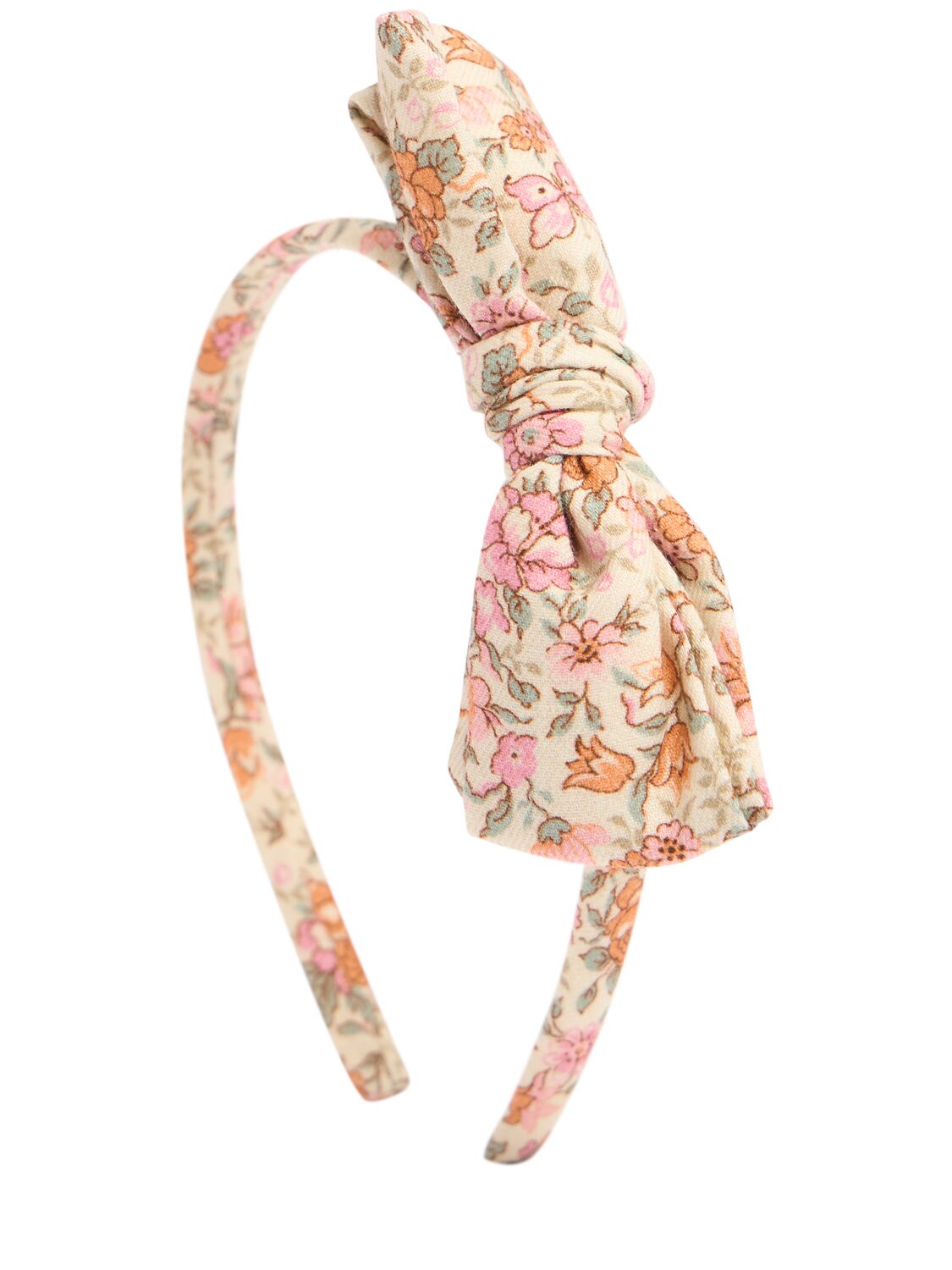 Bonpoint Printed Cotton Blend Headband In Neutral