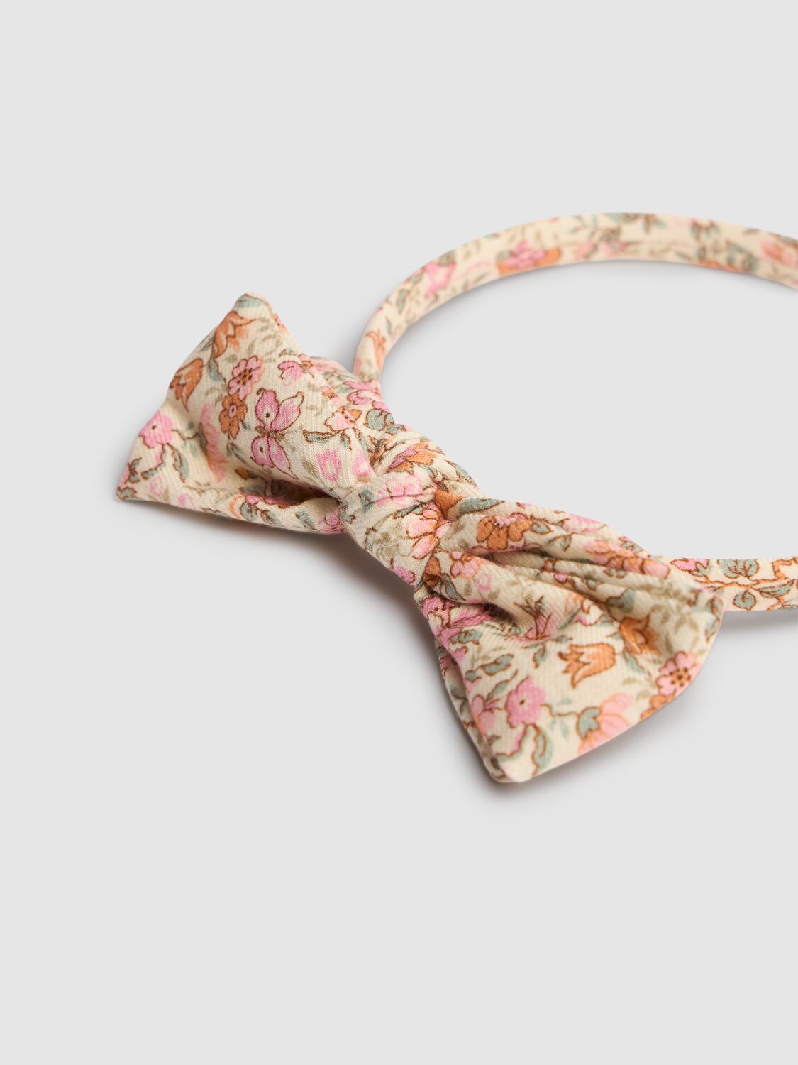 Shop Bonpoint Printed Cotton Blend Headband In Multicolor