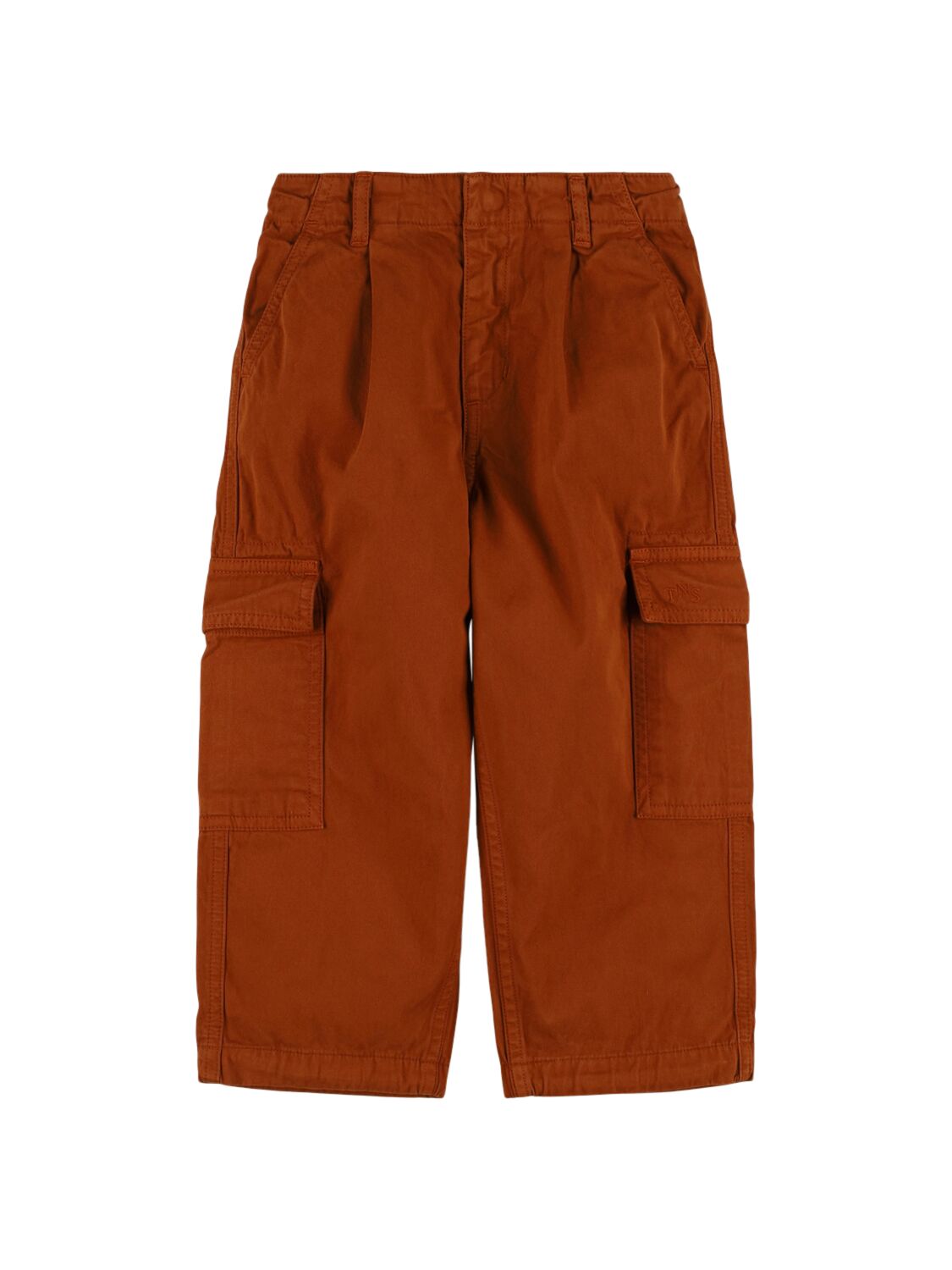 The New Society Kids' Standford Toasted Caramel Cargo Pants In Brown
