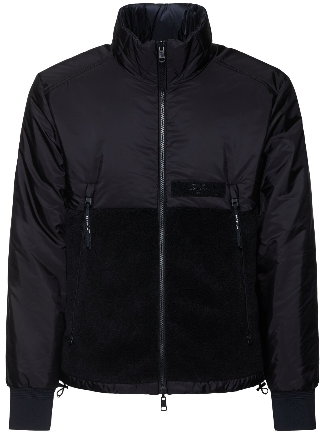 Moncler Vallorch Nylon Down Jacket In Black