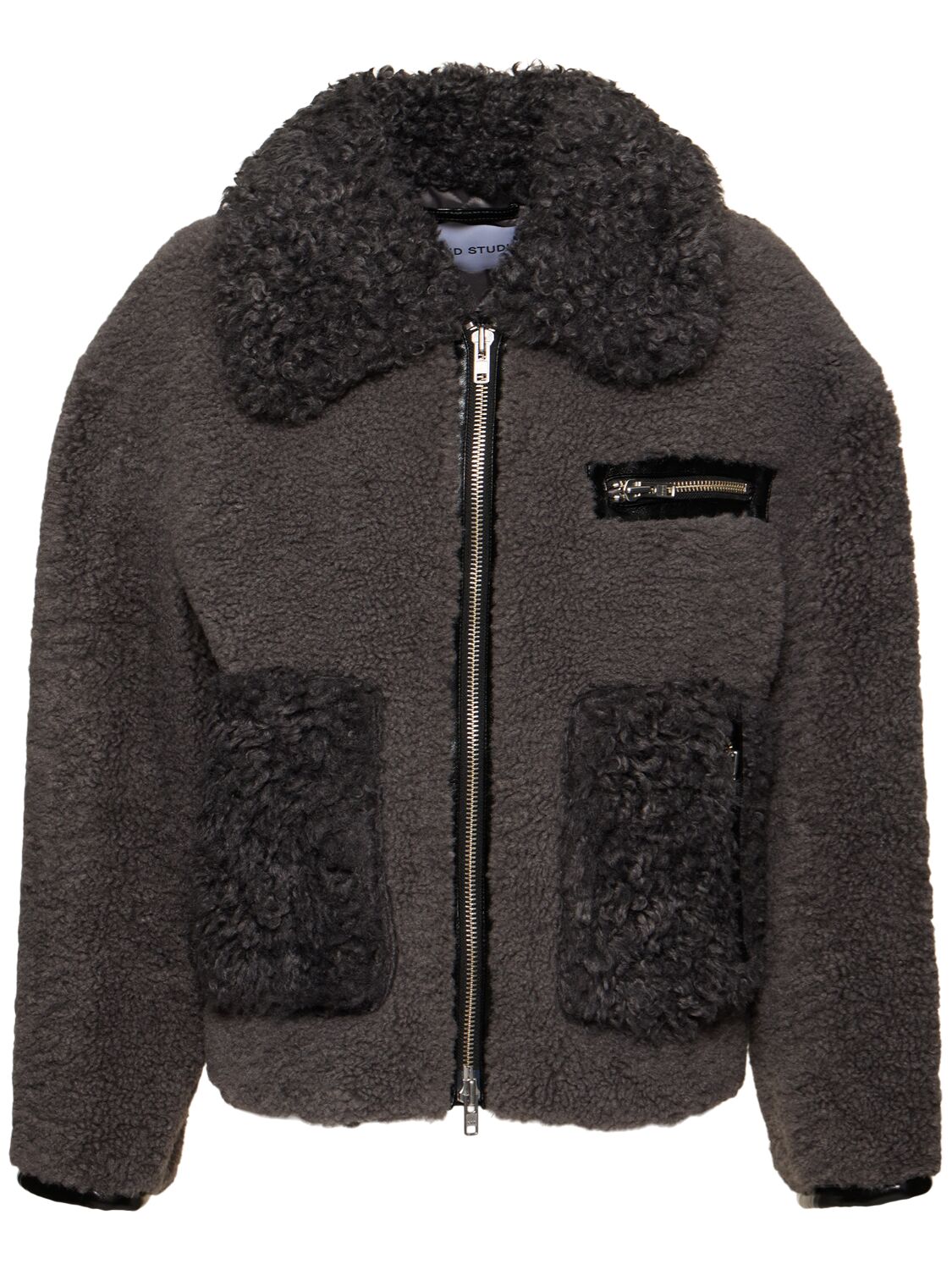 Shop Stand Studio Joann Jacket In Grey