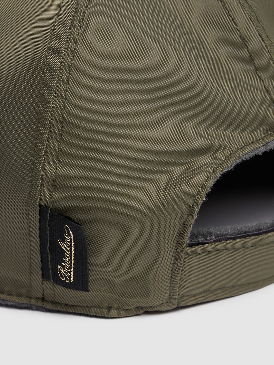 Shop Borsalino Lucio Reversible Baseball Hat In Green/grigio