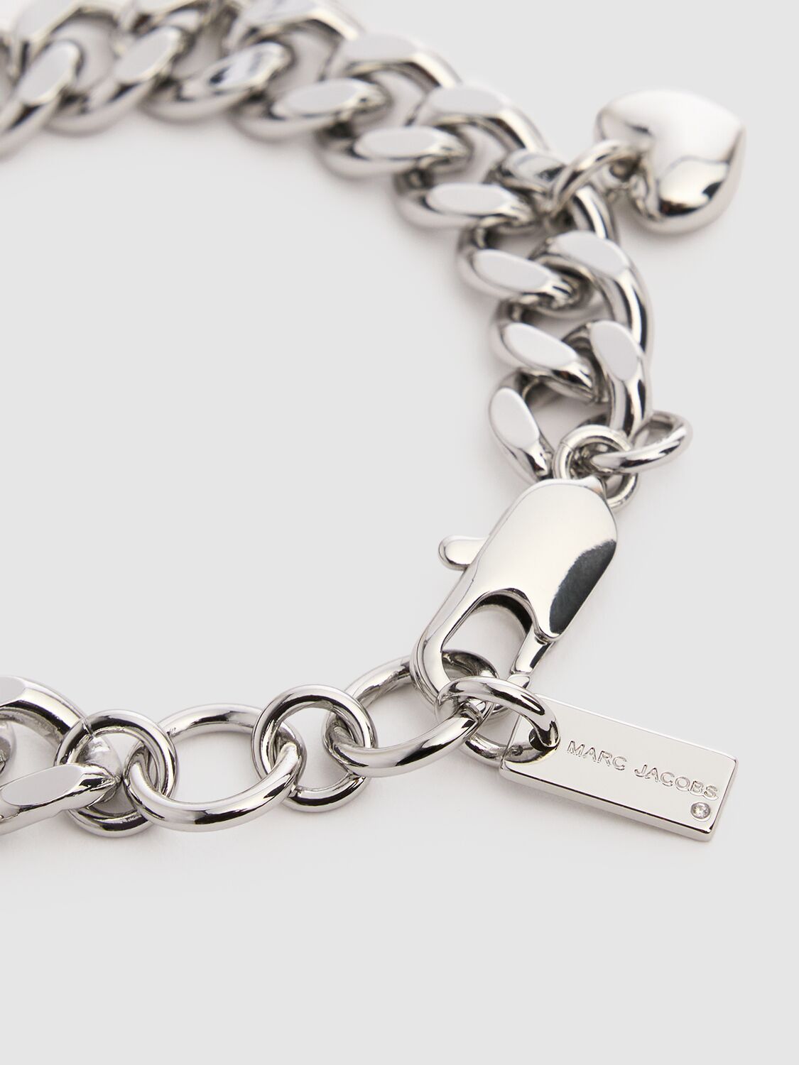 Shop Marc Jacobs Mini Icon Charm Bracelet In Silver