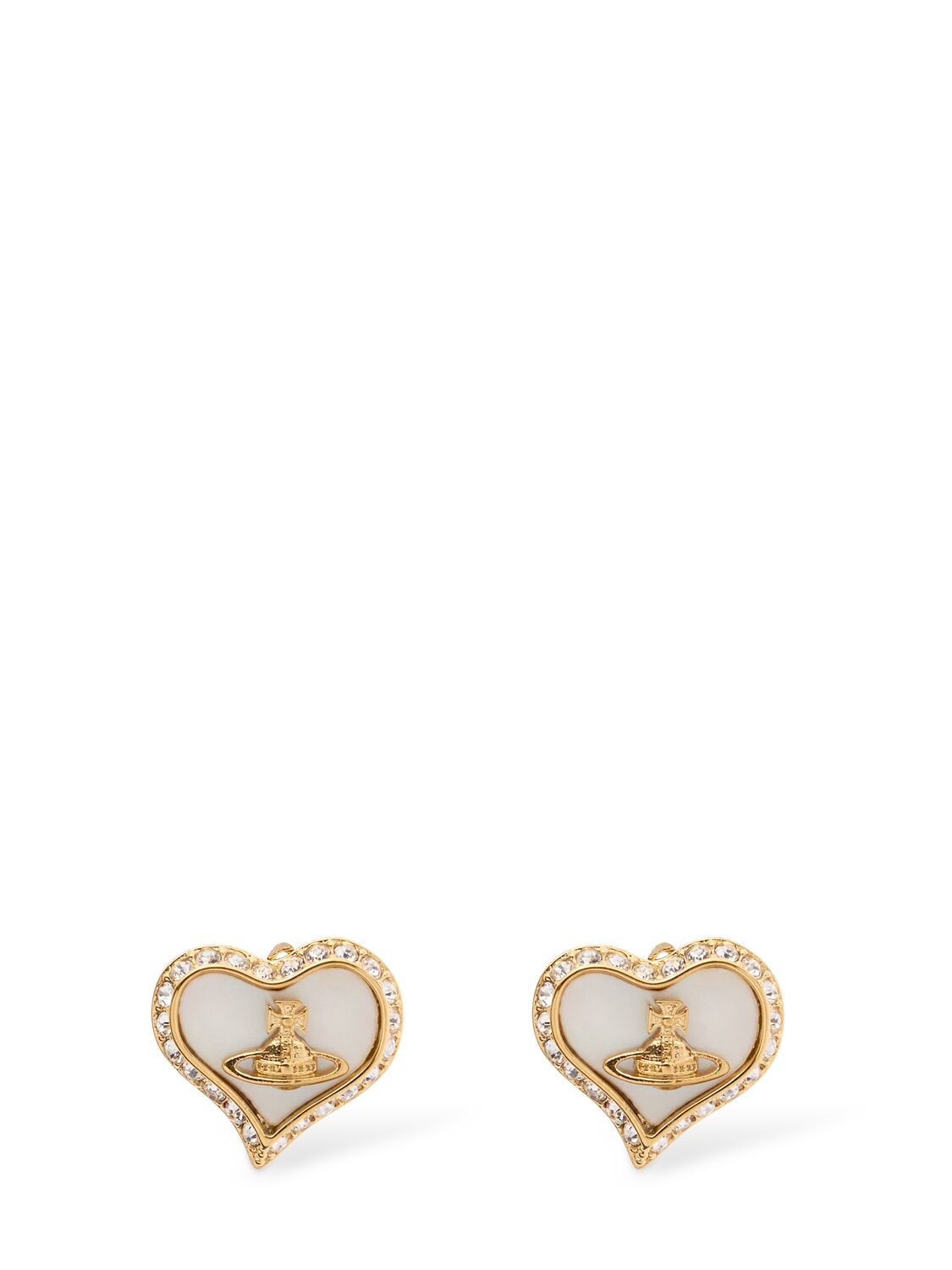 Vivienne Westwood Petra Stud Earrings In Gold