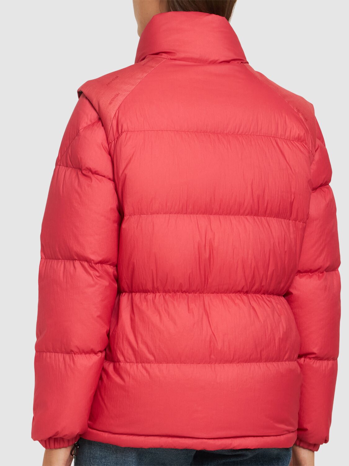 Shop Moncler Re-icons Verone Down Jacket In Red