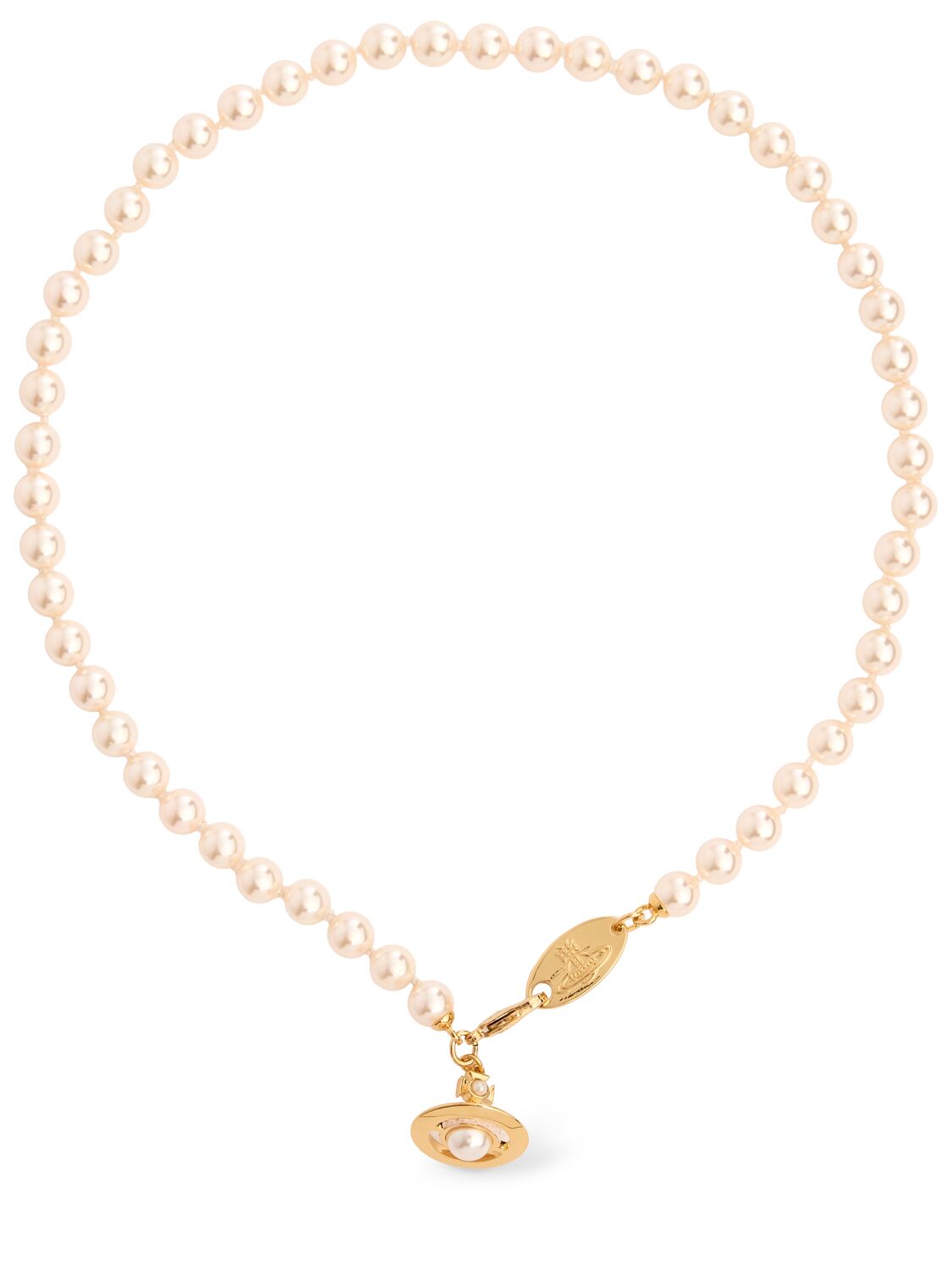 Vivienne Westwood Simonetta Faux Pearl Necklace In Gold