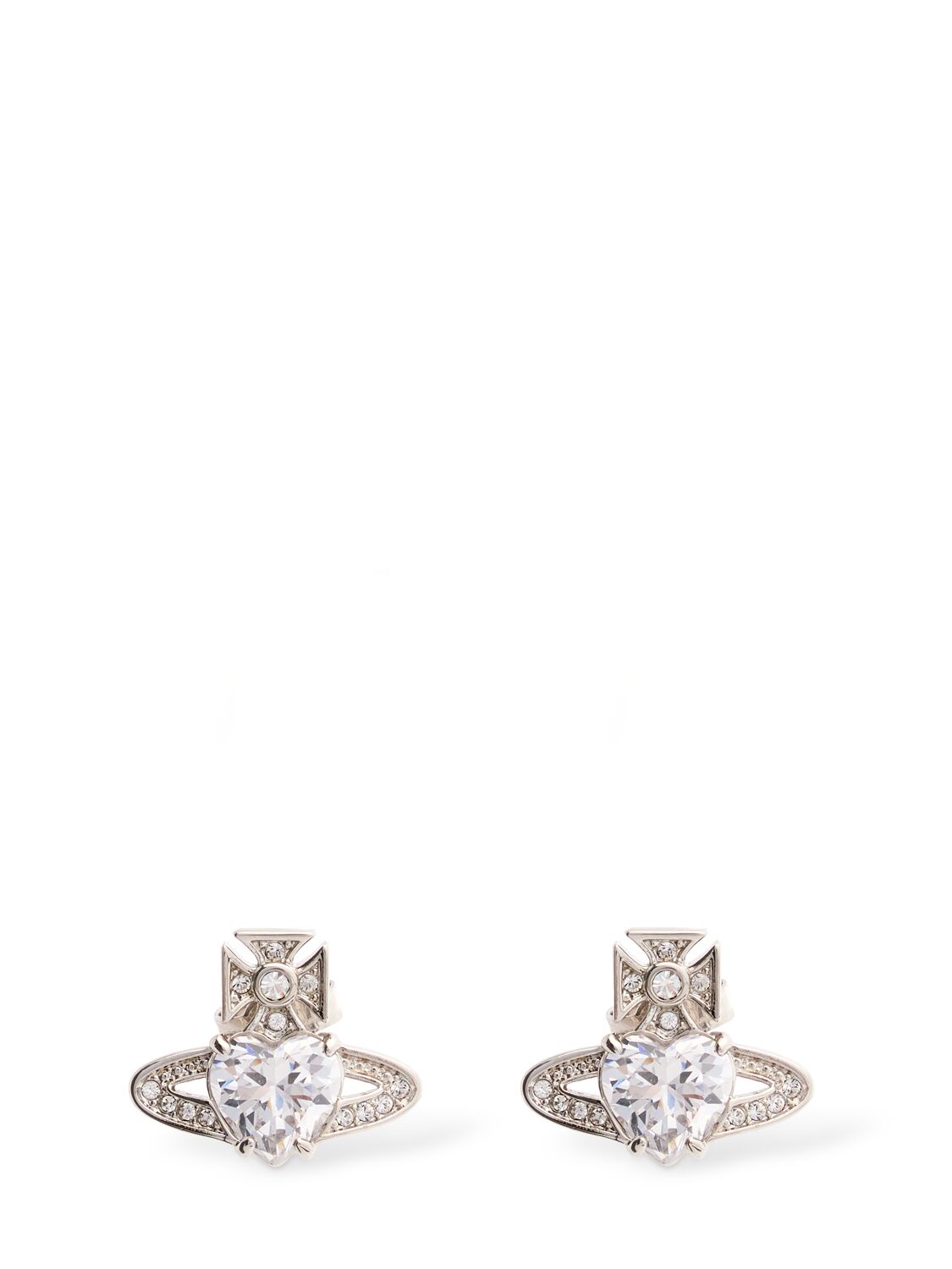 Vivienne Westwood Ariella Stud Earrings In Metallic