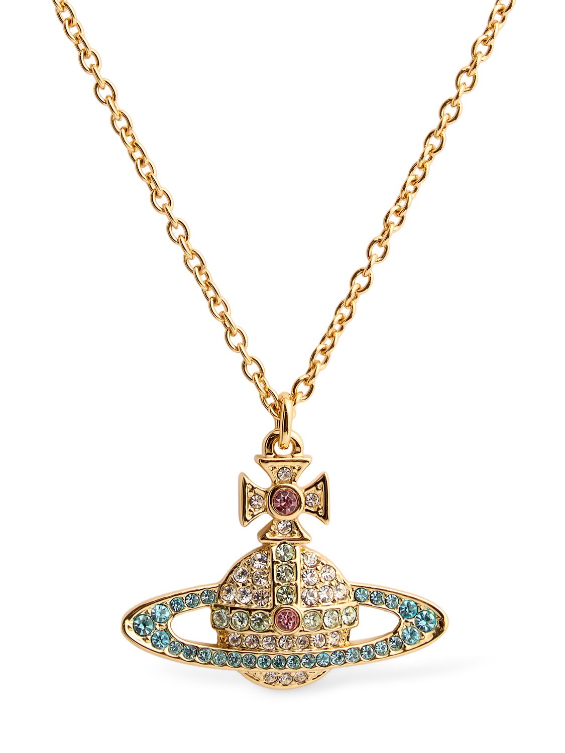 Vivienne Westwood Kika Pendant Necklace In Gold