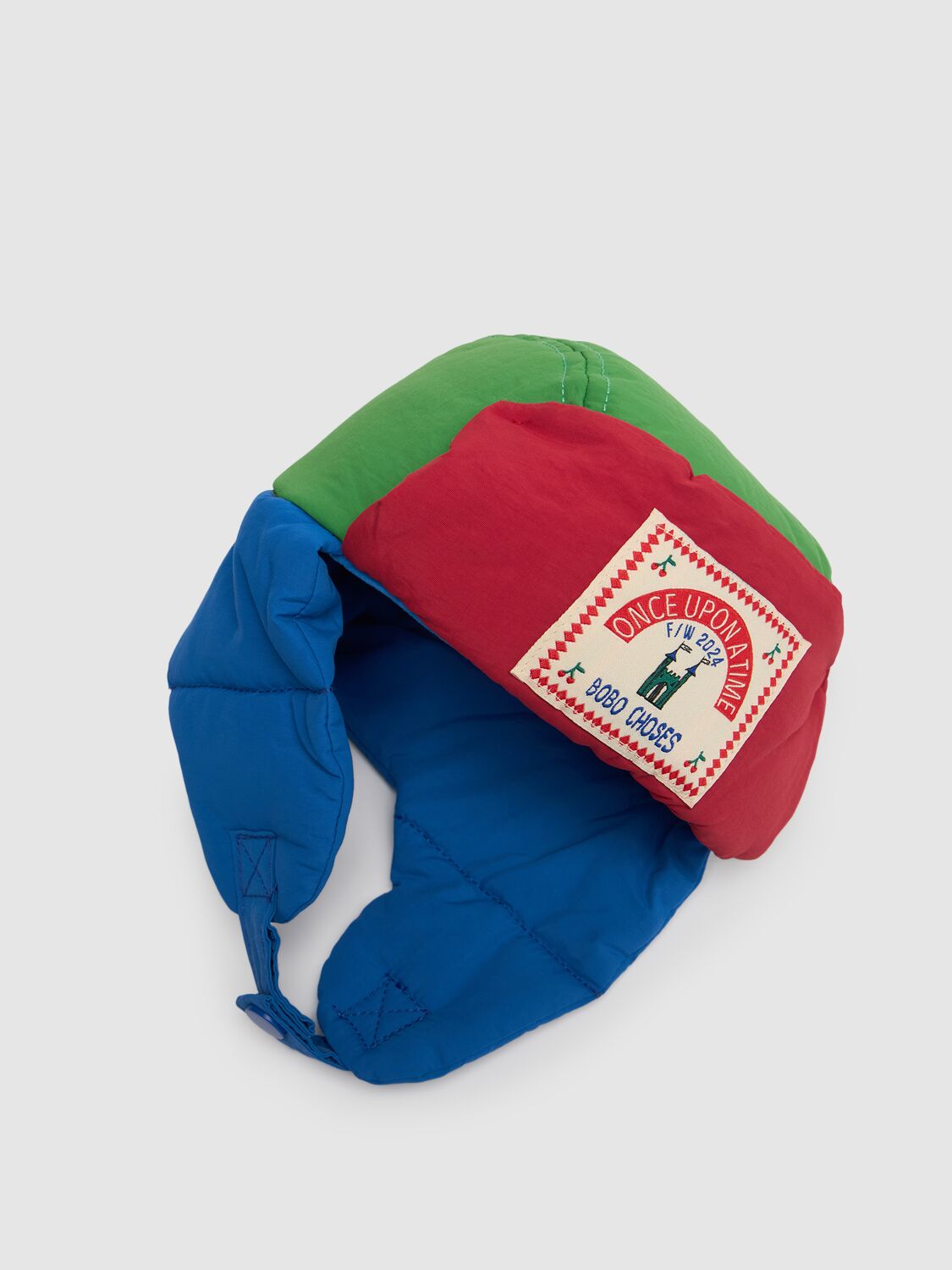 Bobo Choses Baby Color Block Padded Hat In Multicolor
