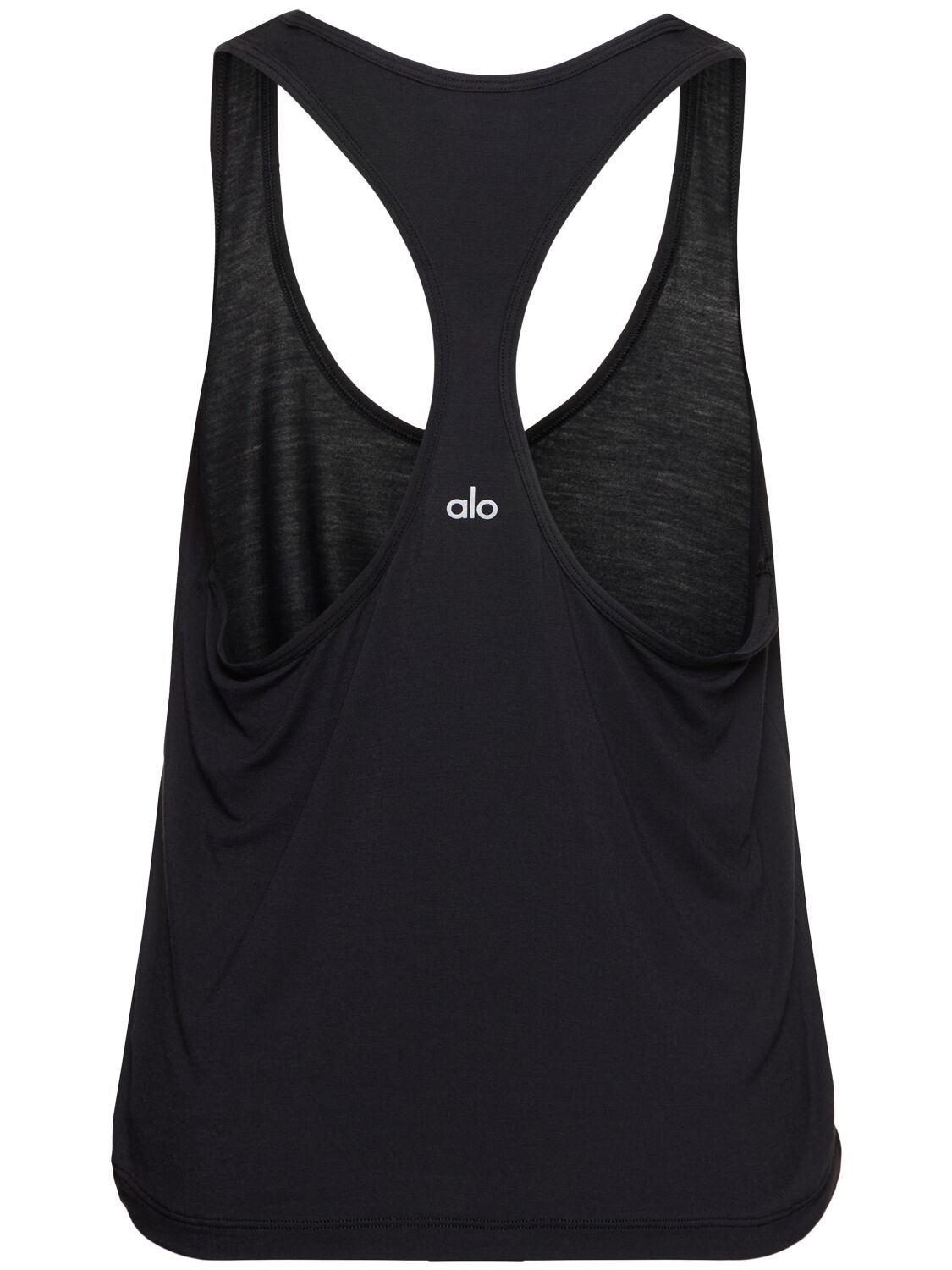 Shop Alo Yoga All Day Tank Top In Black