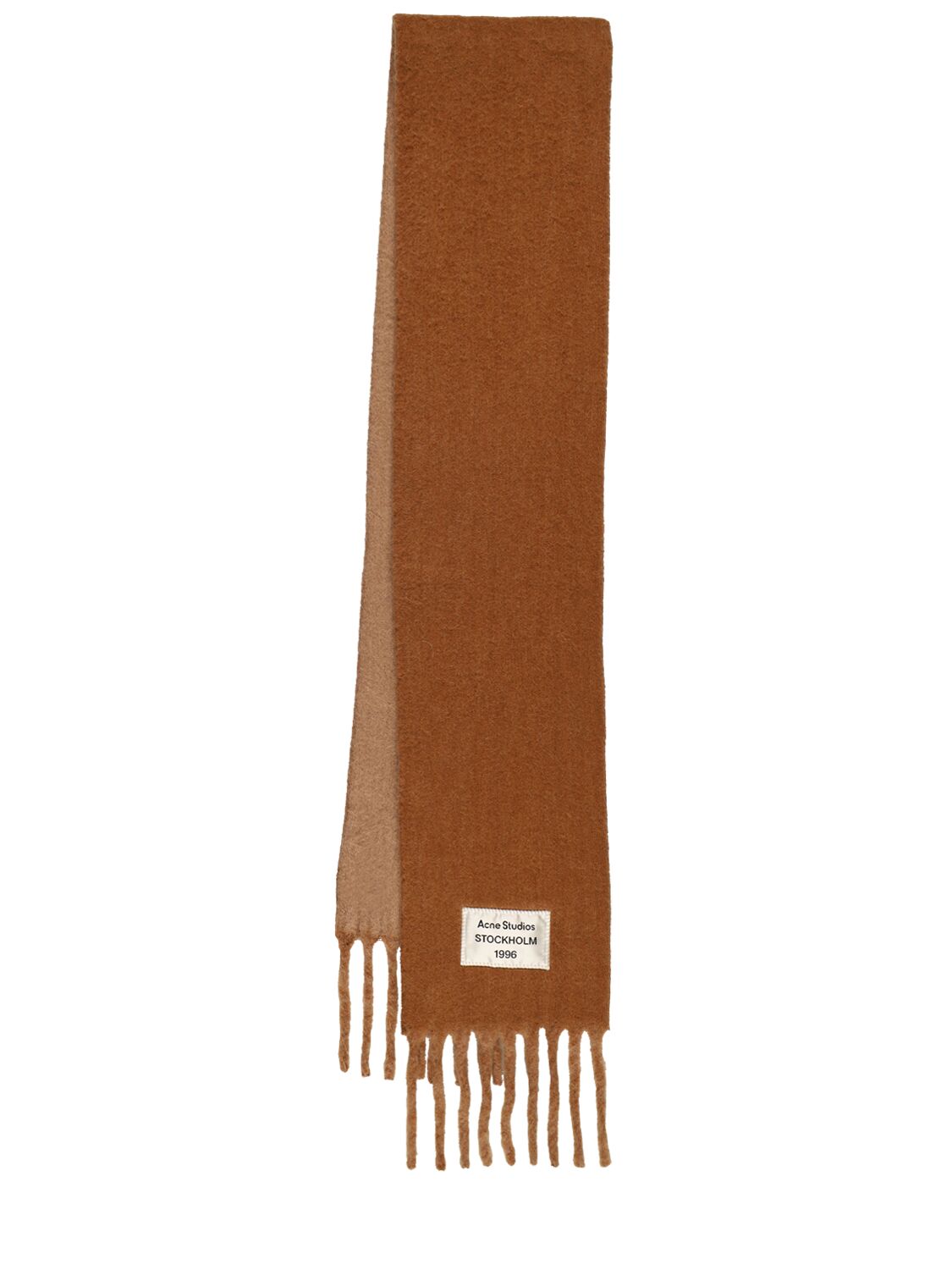 Acne Studios Volly Alpaca Blend Scarf In Brown