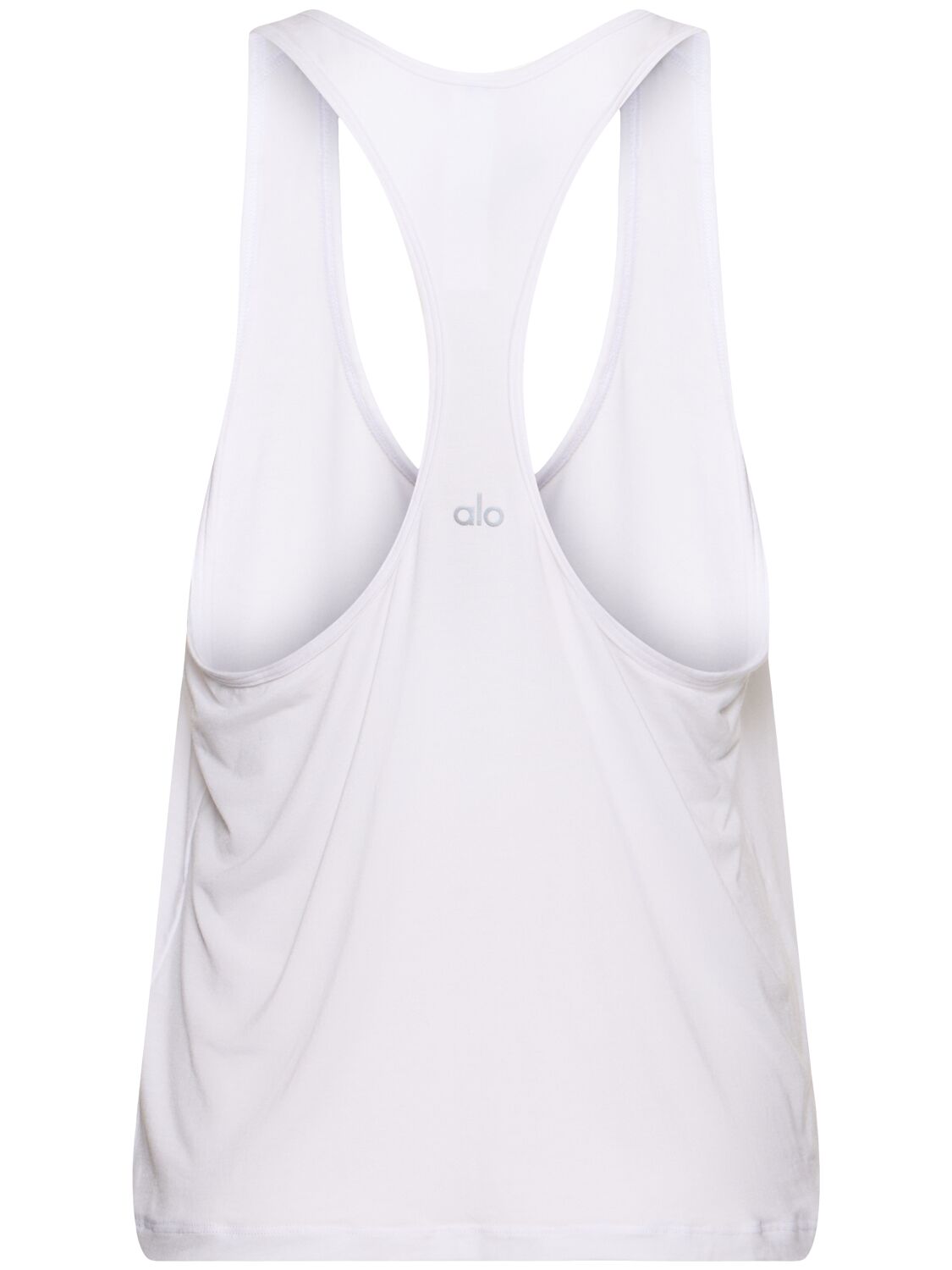 Shop Alo Yoga All Day Tank Top In White