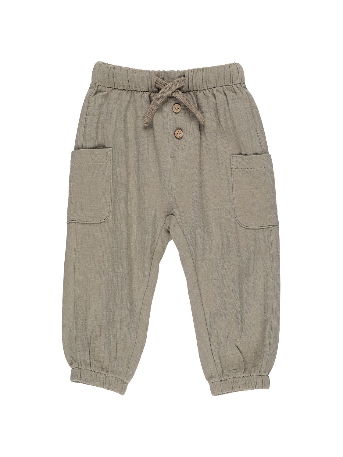 Quincy Mae Cotton Sweatpants In Grey