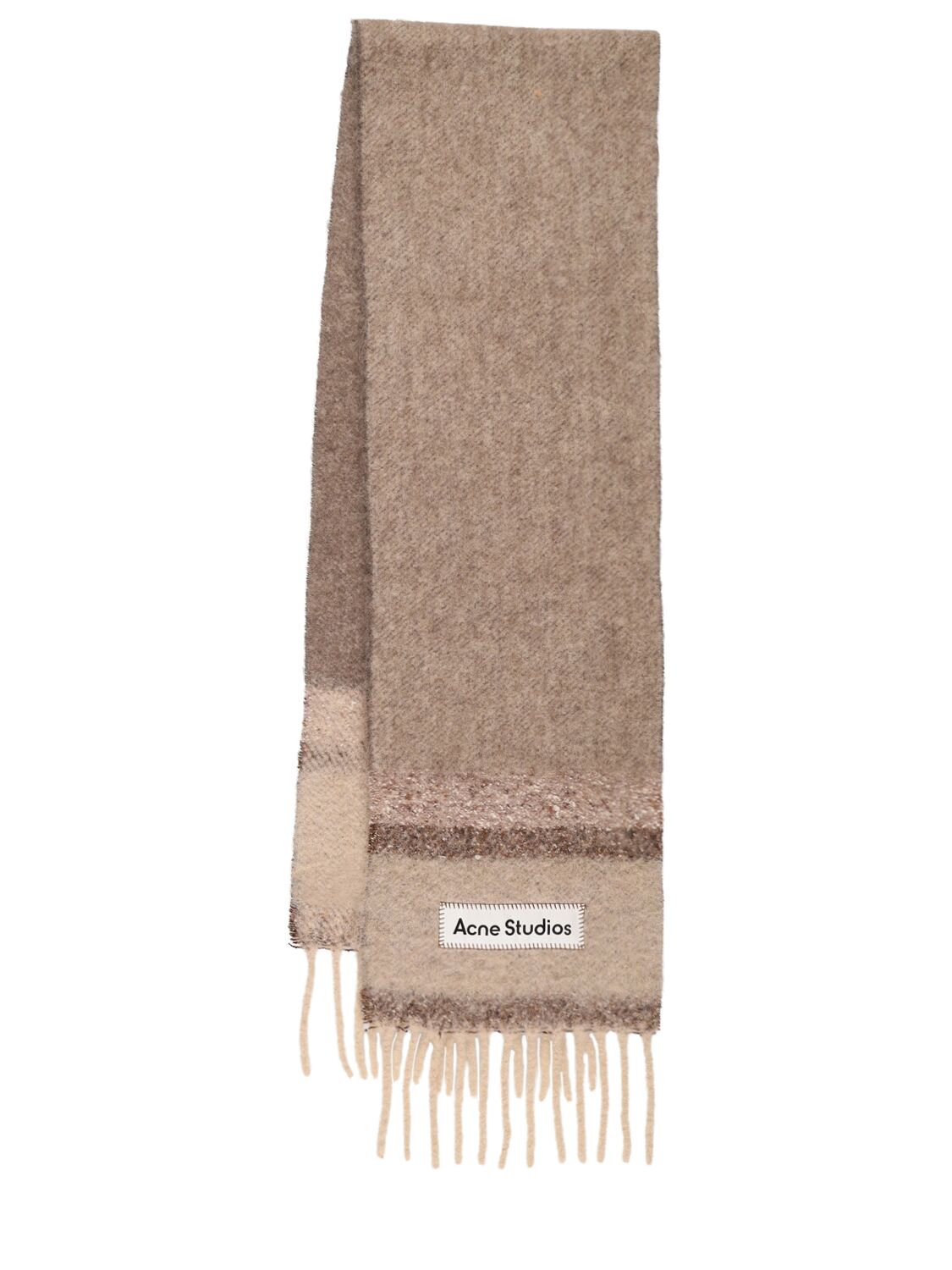 Acne Studios Vonkey Alpaca Blend Scarf In Brown