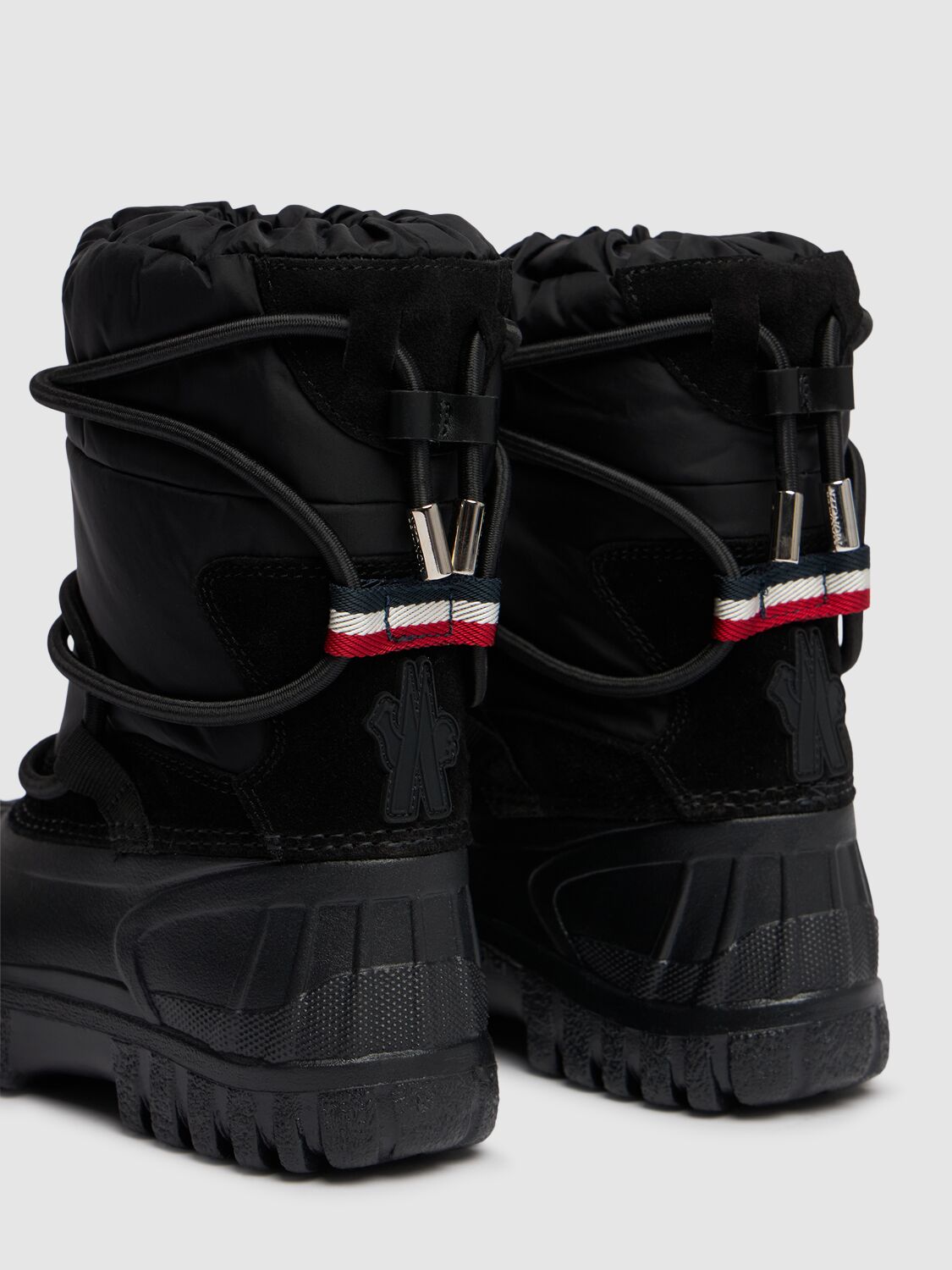 Shop Moncler Chris Nylon Snow Boots In Black