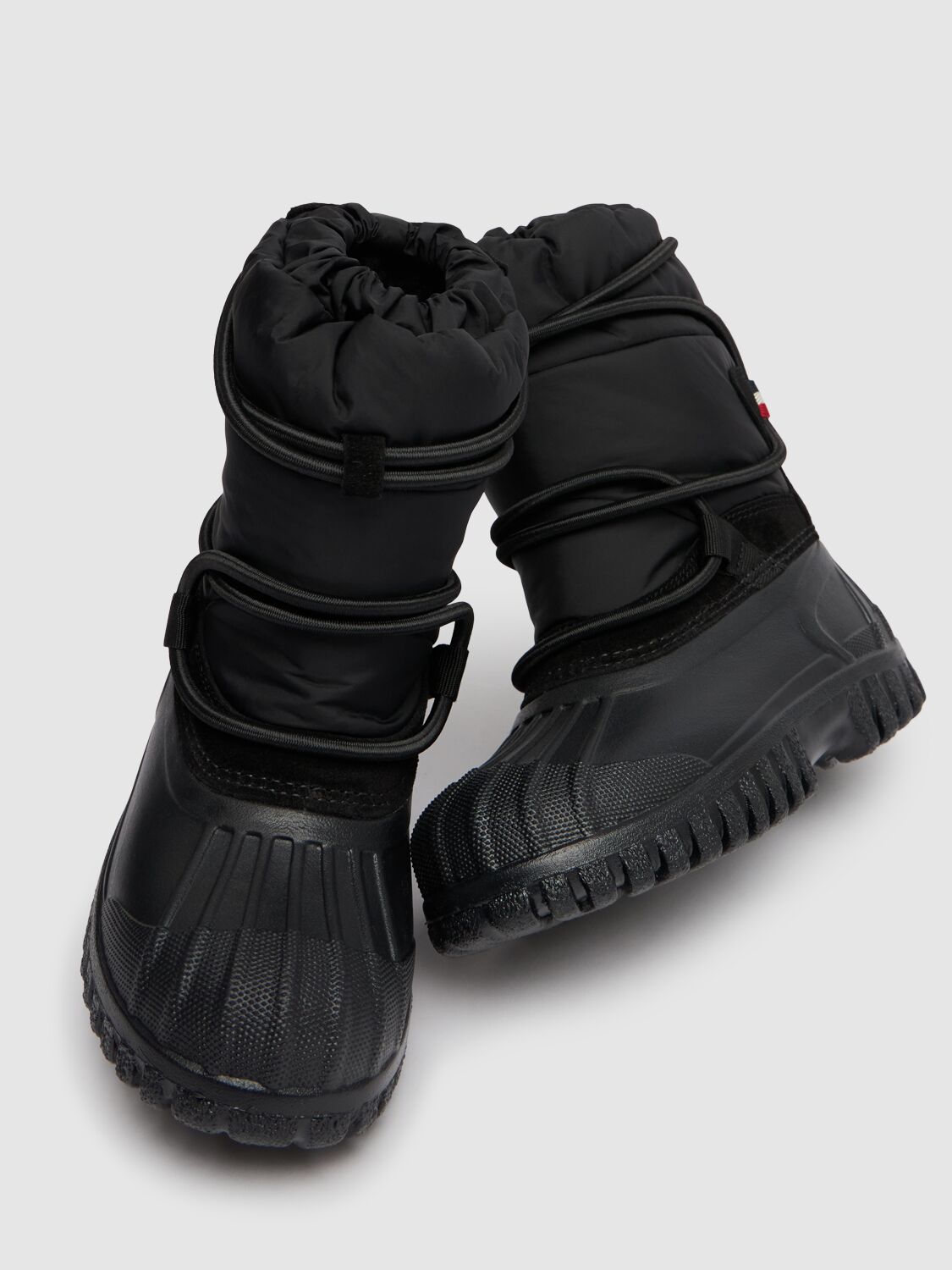 Shop Moncler Chris Nylon Snow Boots In Black