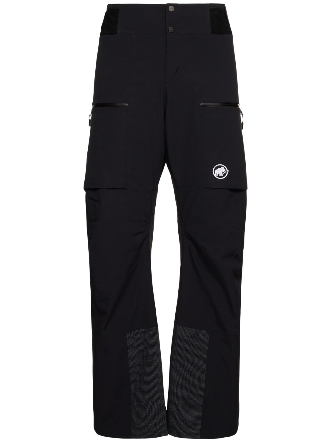 Shop Mammut Stoney Hs Thermo All Mountain Pants In Black