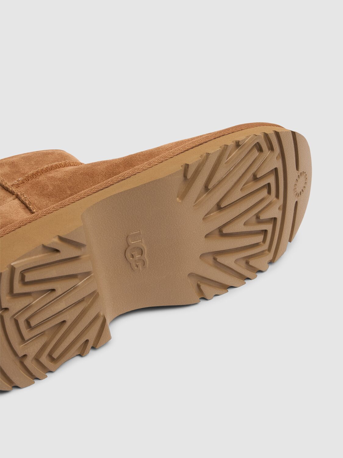 Ugg Brown 'ultra Mini New Heights' Boots In Brown