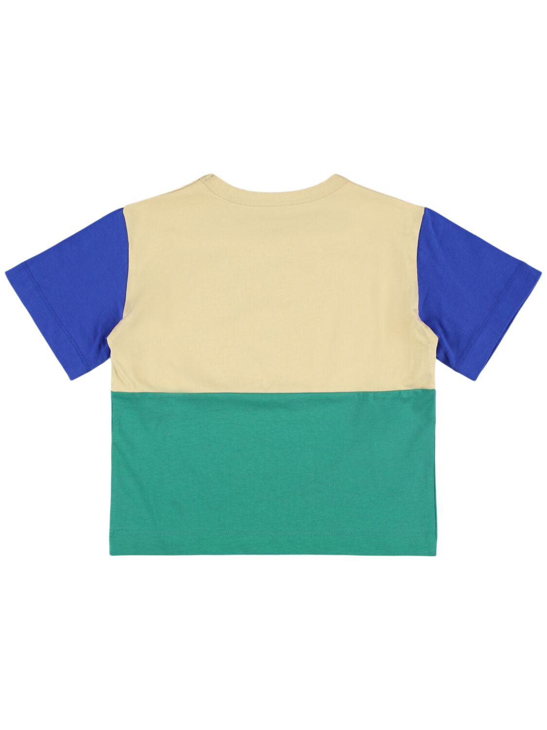 Shop Tiny Cottons Color Block Organic Cotton T-shirt In Multicolor