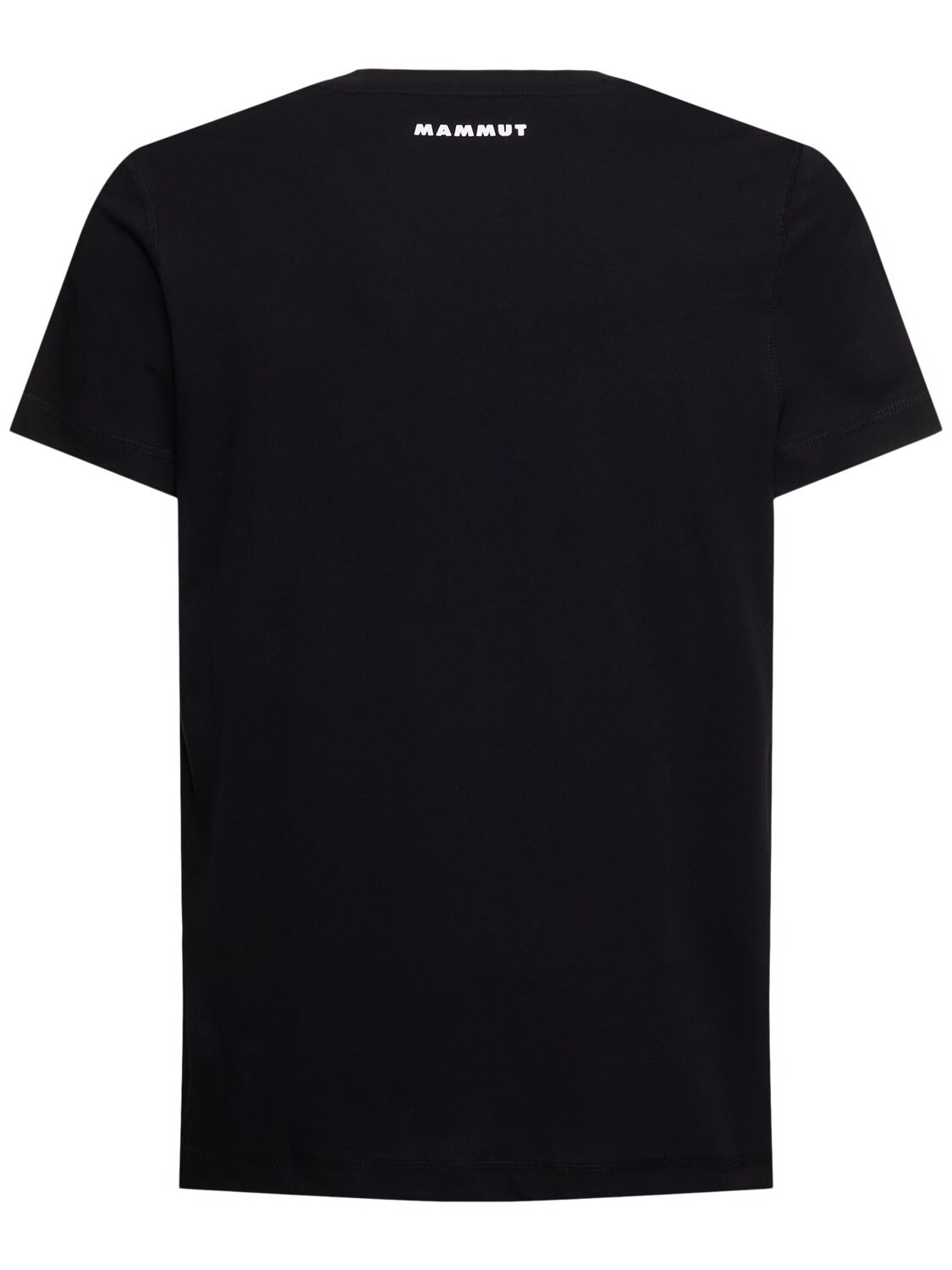 Shop Mammut Core Cotton Blend T-shirt In Black