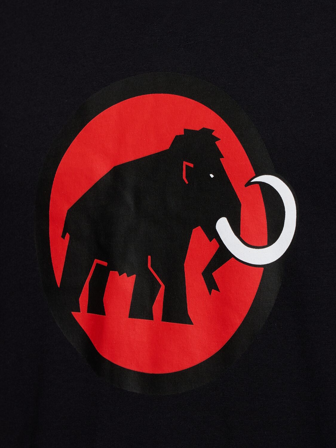 Shop Mammut Core Cotton Blend T-shirt In Black