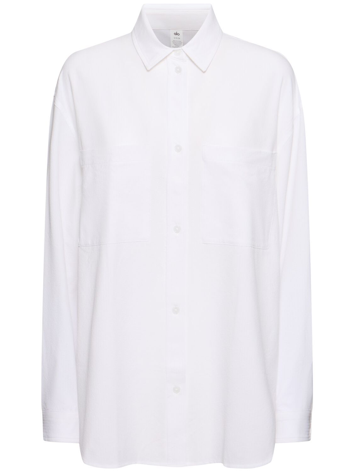 ALO YOGA DREAMSCAPE BUTTON DOWN LONG SLEEVE SHIRT 