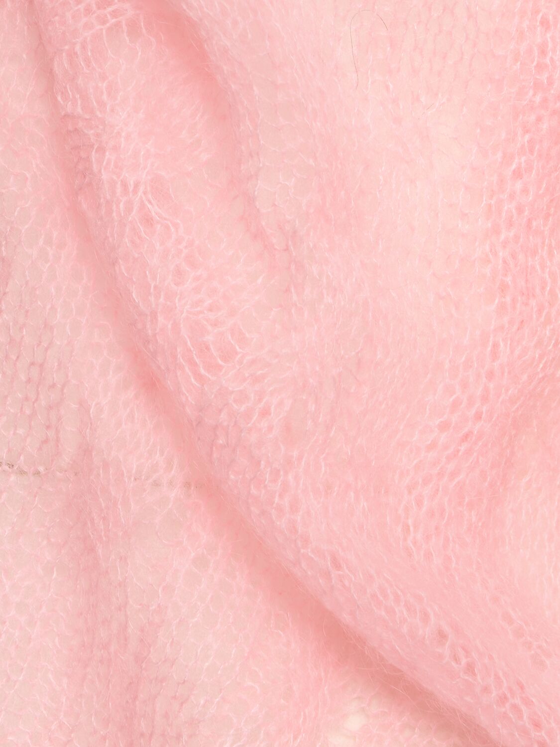 MSGM OPEN WORK CREWNECK SWEATER 