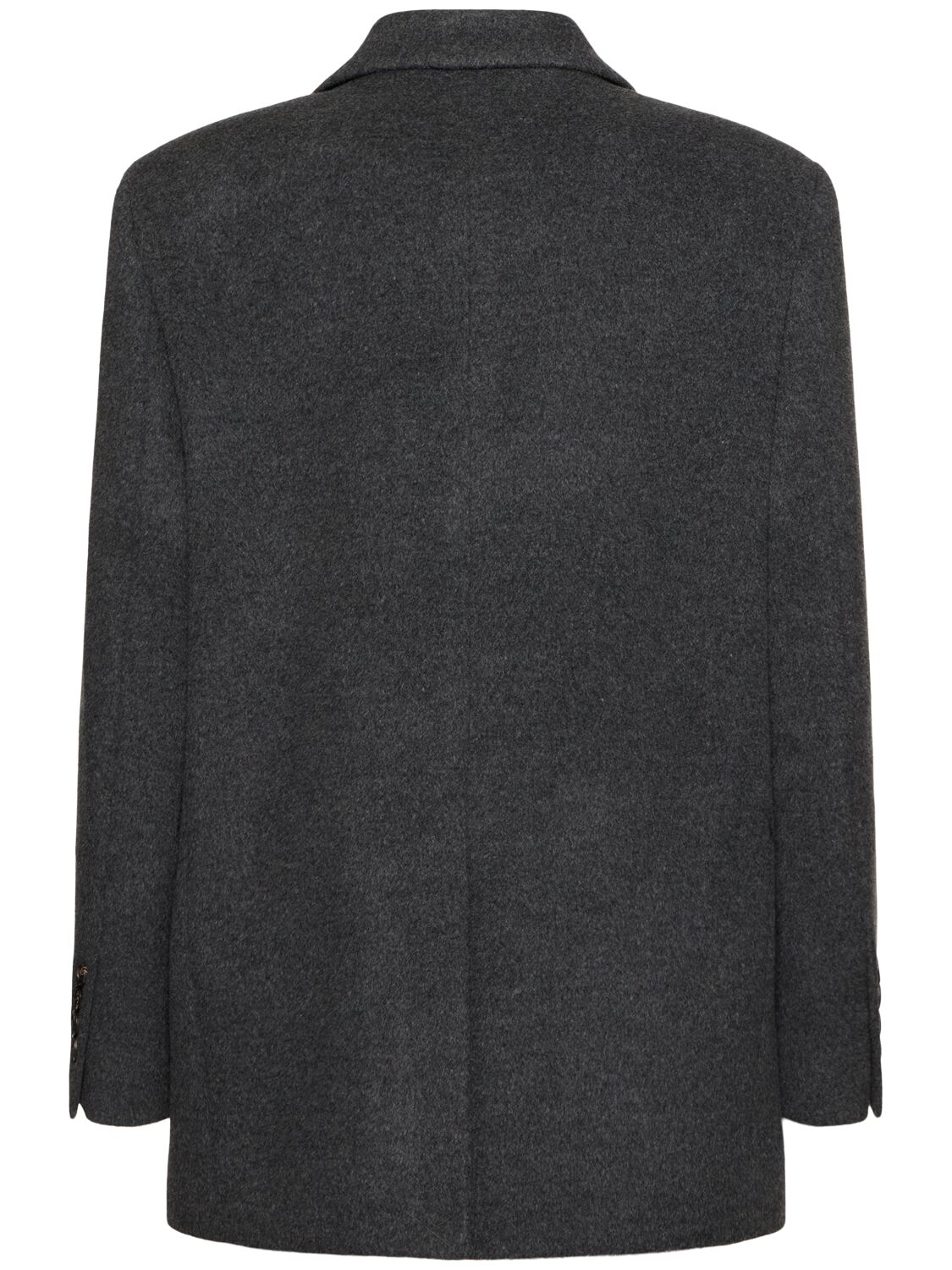 Shop Dunst Unisex Heavy Wool Blazer In Charcoal