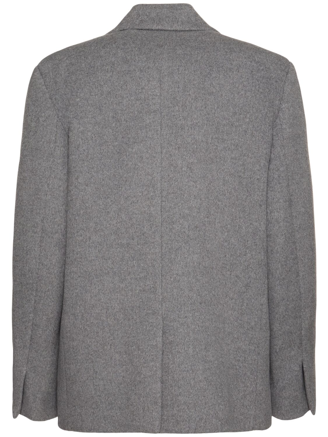 Shop Axel Arigato Sadie Single Breast Wool Blazer In Grey