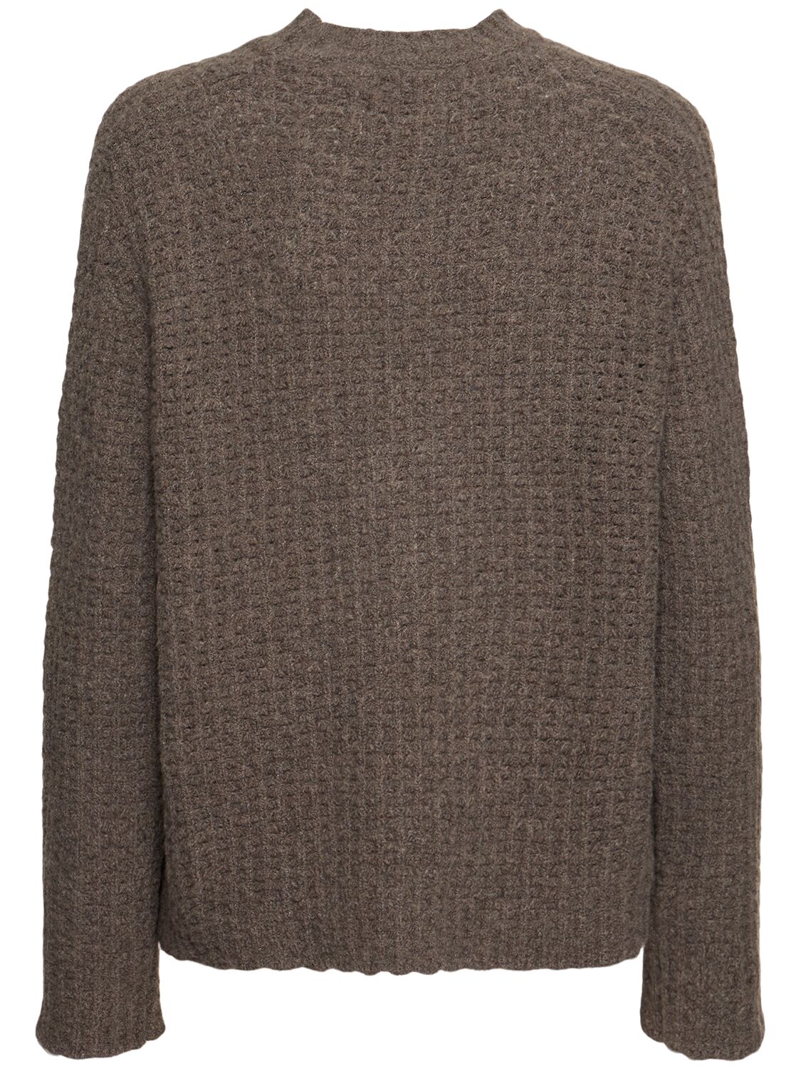 LOULOU STUDIO ISABELA WOOL BLEND CREWNECK SWEATER 